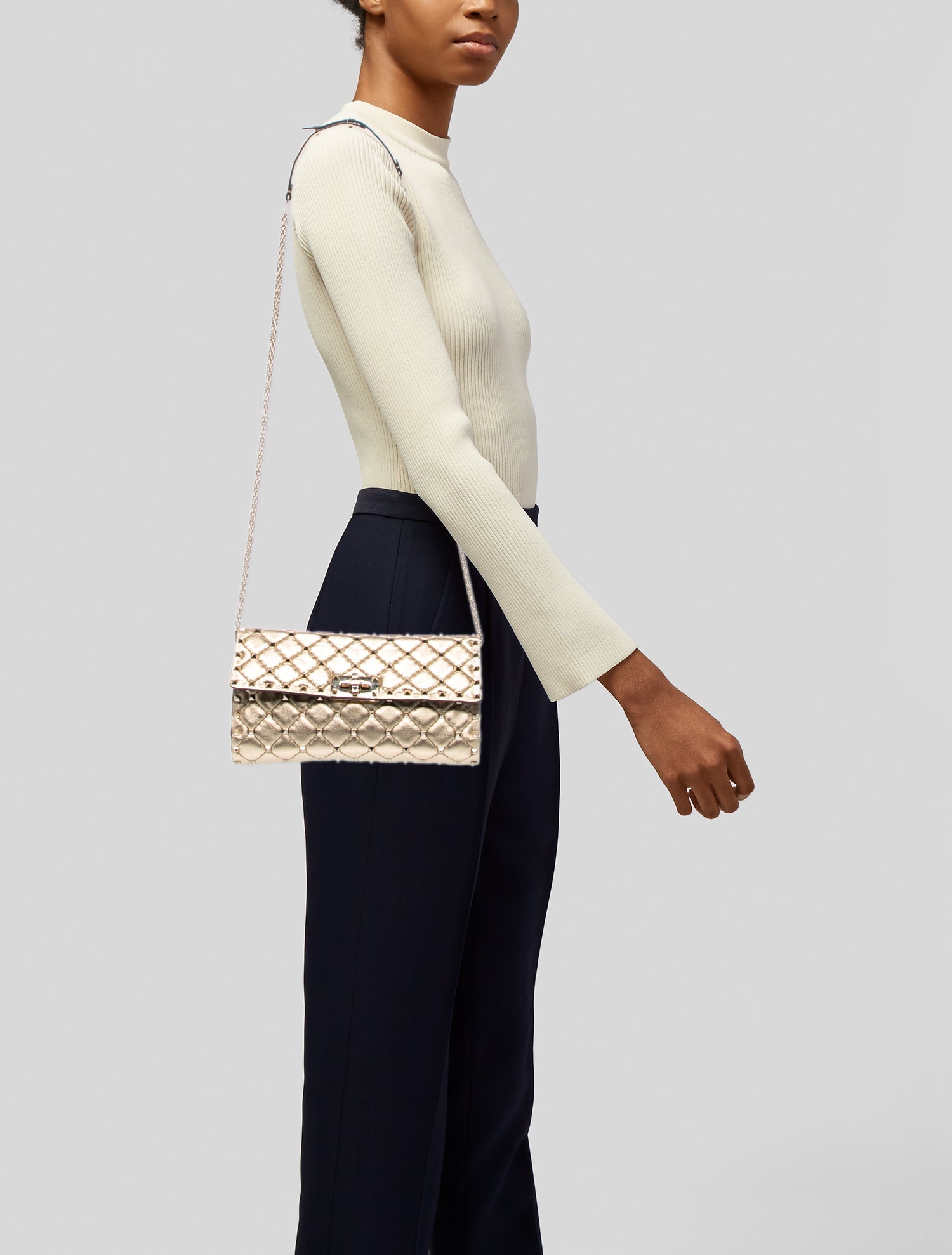 Charles & Keith Gabine Leather Saddle Bag​ - Brown Crossbody Bags