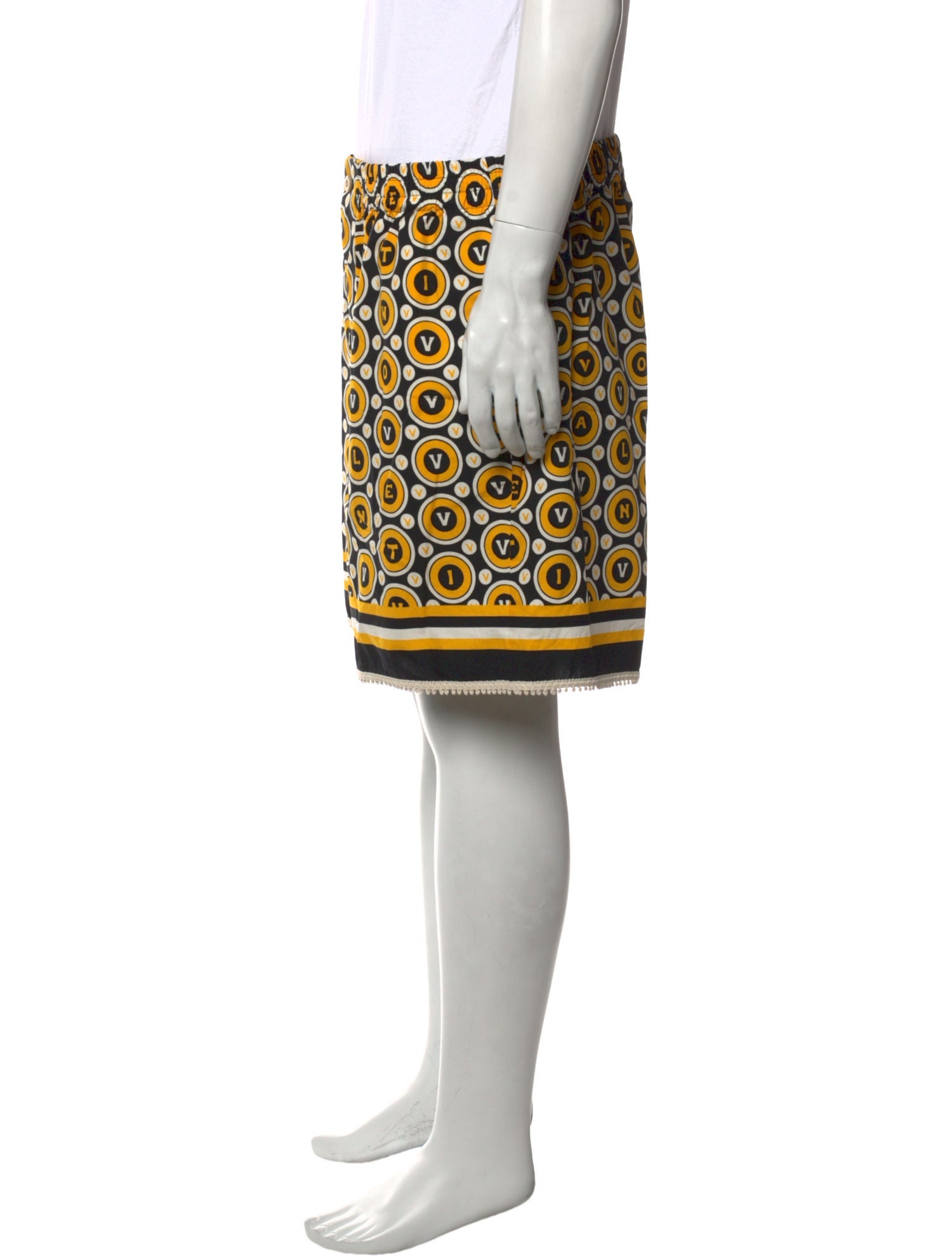 Valentino Graphic Print Shorts w/ Tags