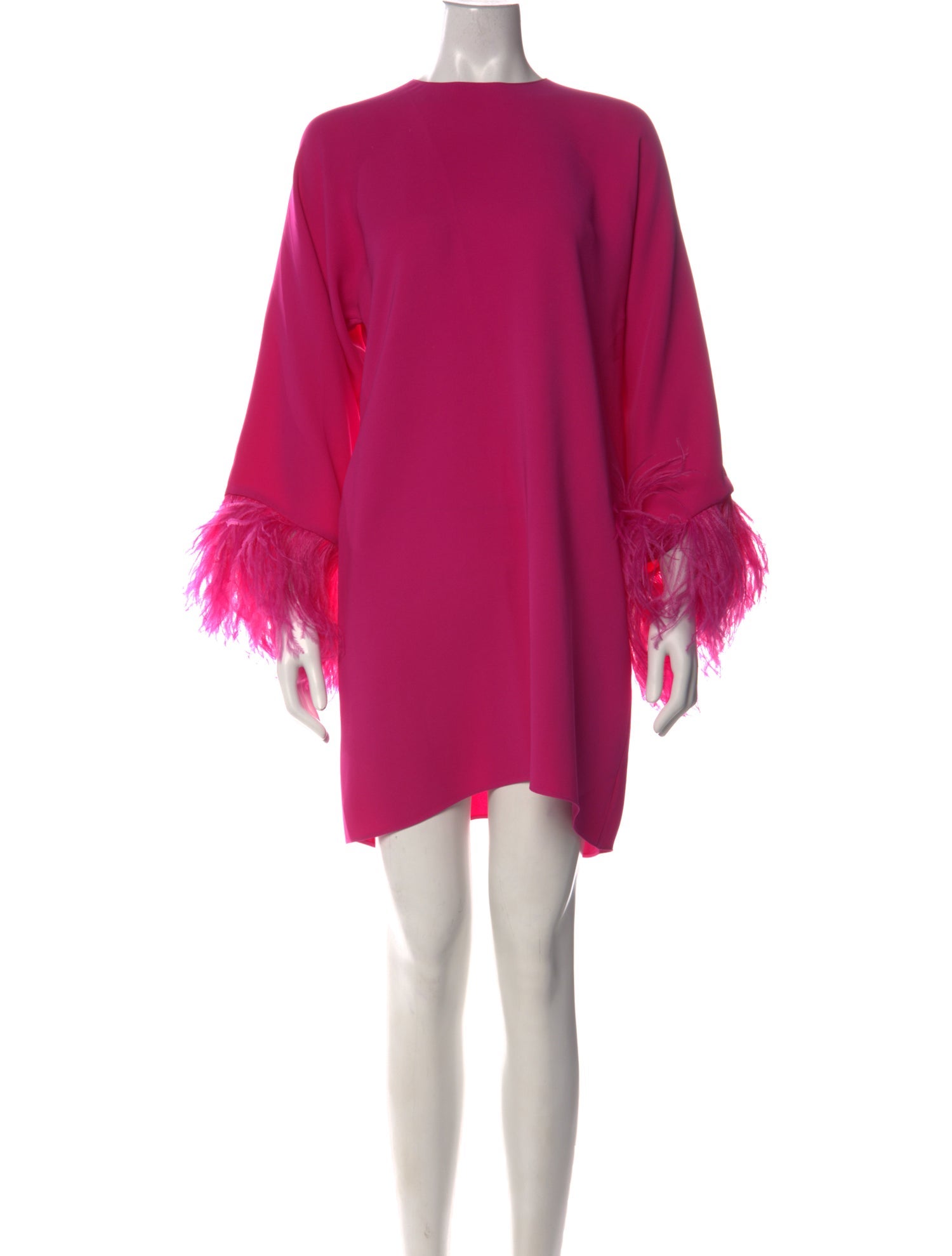 valentino dress pink 2005 Blush Silk Pleated Bodice Draped Pearl-Belt Contains non Valentino Silk Mini Dress -