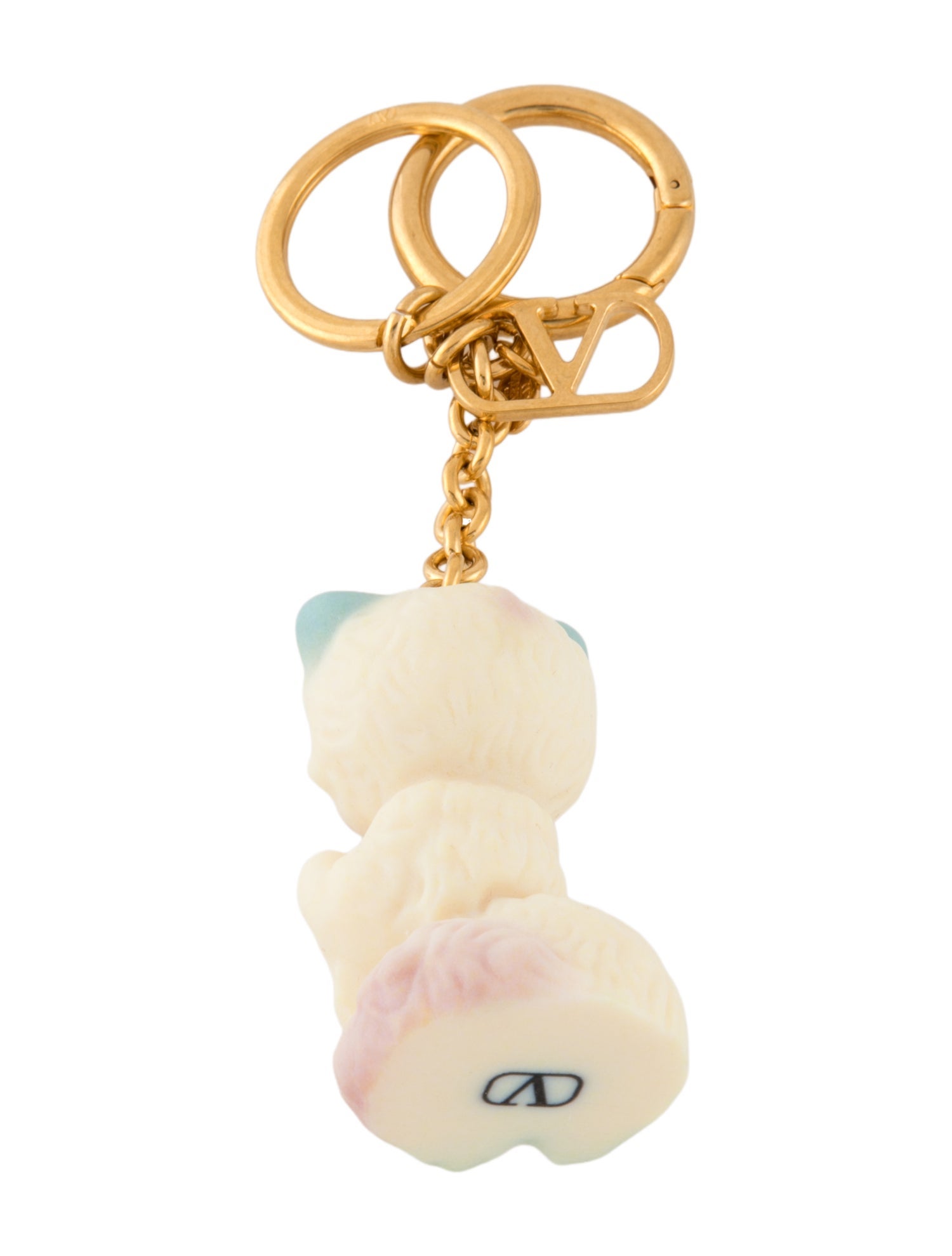 Valentino Plastic Cat keychain