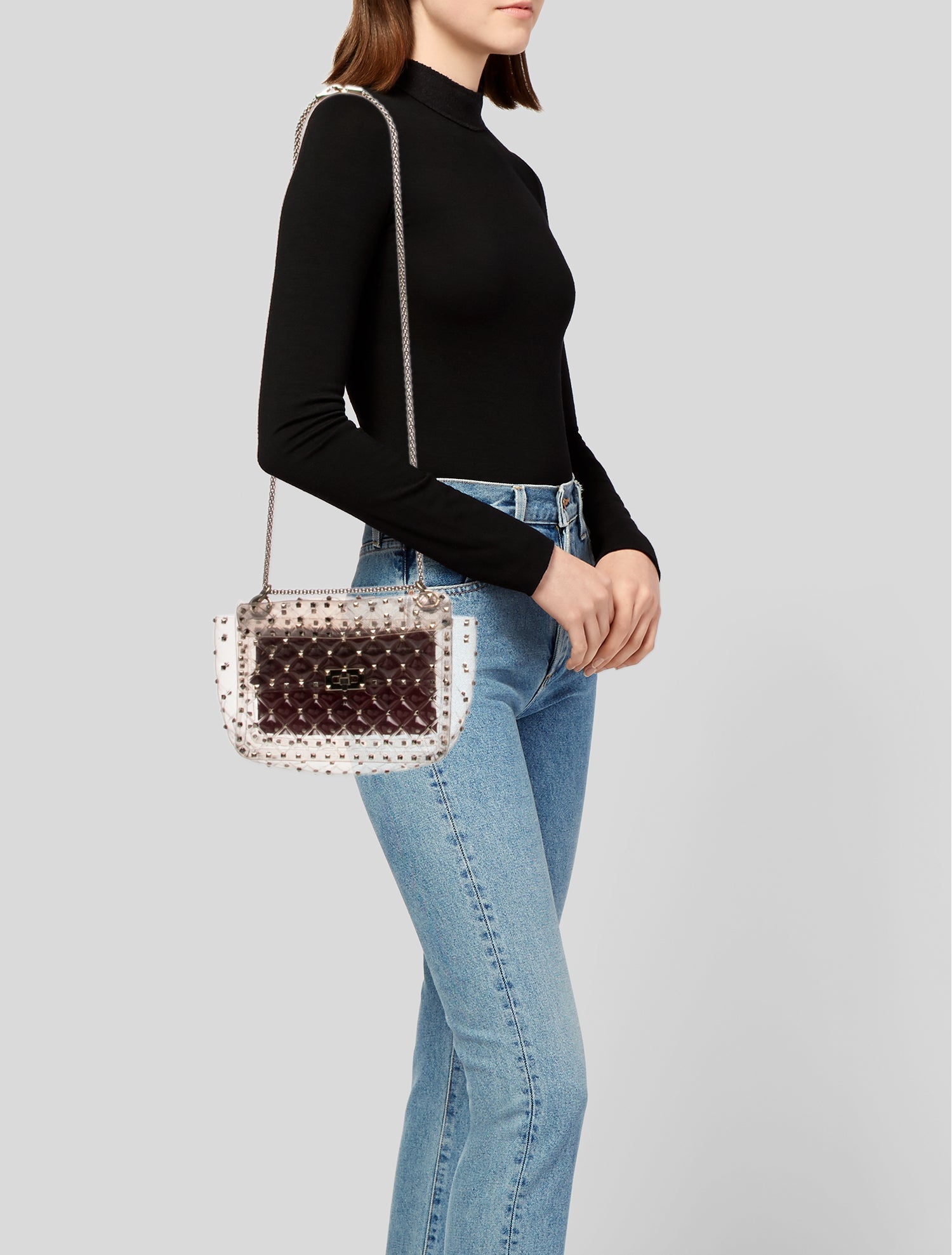 Burberry Prorsum Burberry Little Crush Heart Pony hair Bag - Black