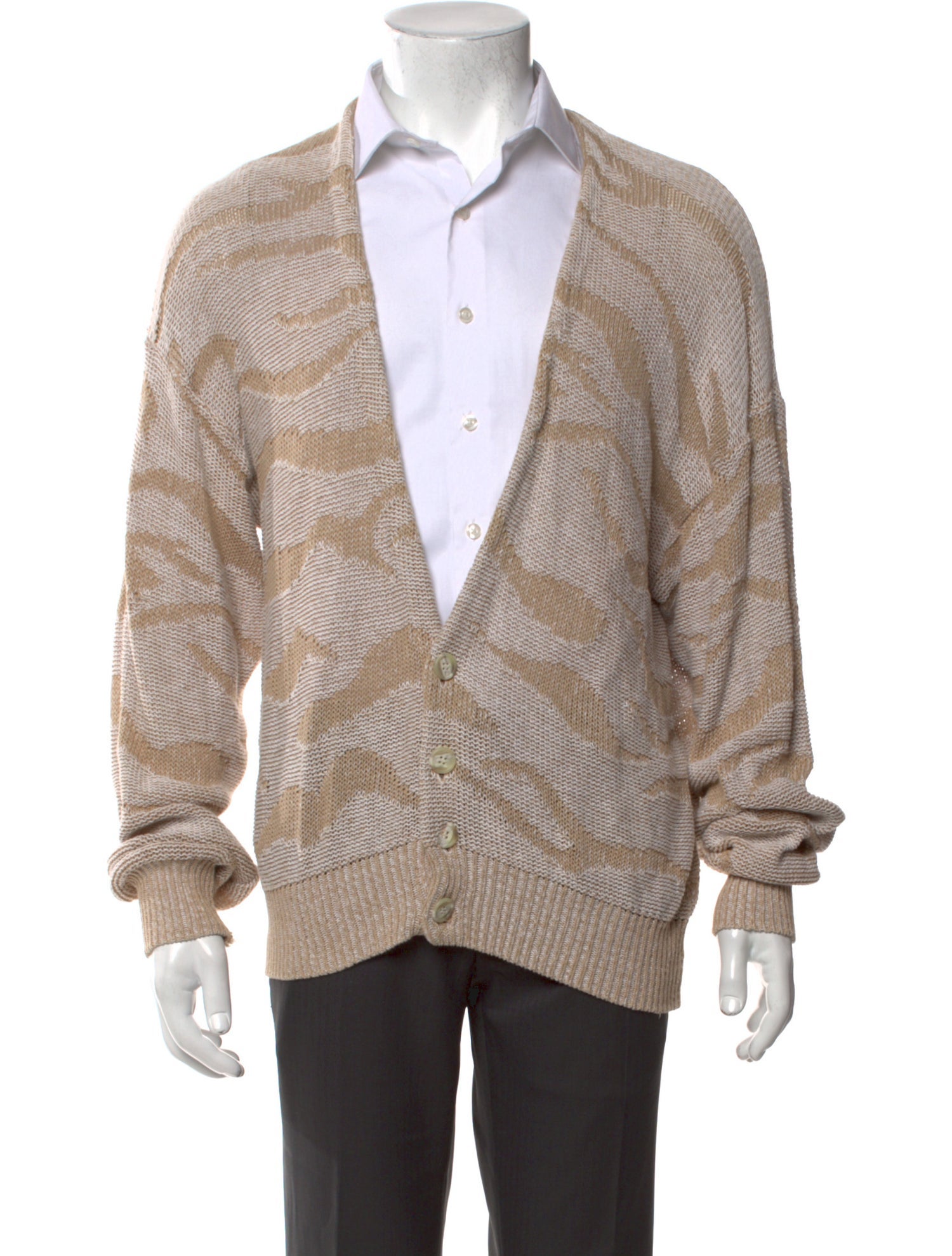 Valentino Vintage Linen Cardigan