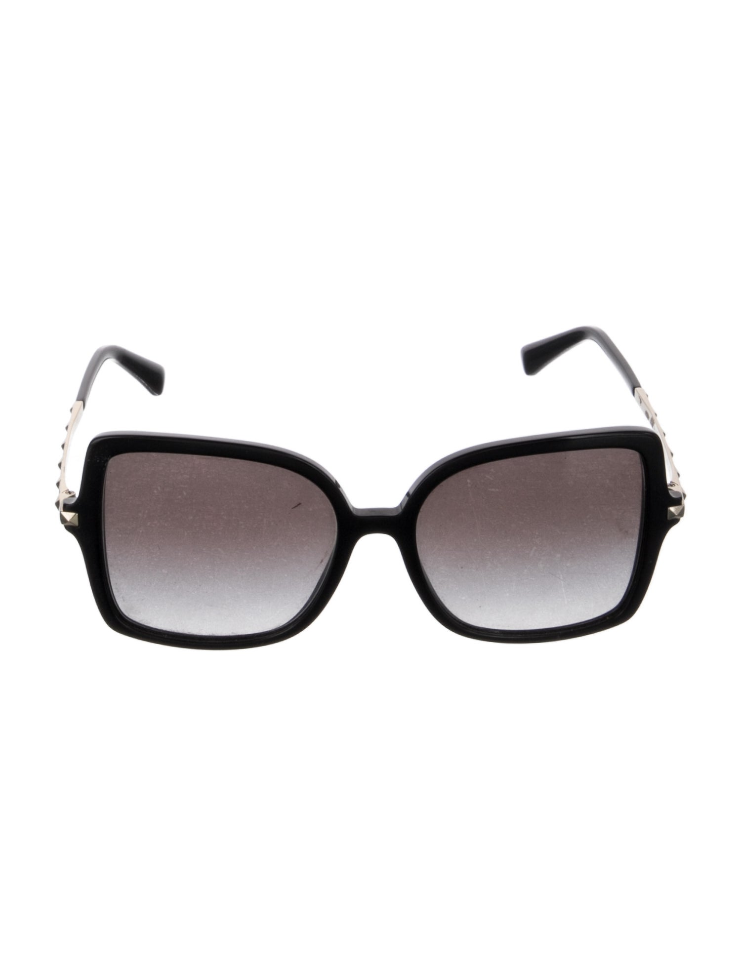 Valentino Rockstud Accents Square Sunglasses