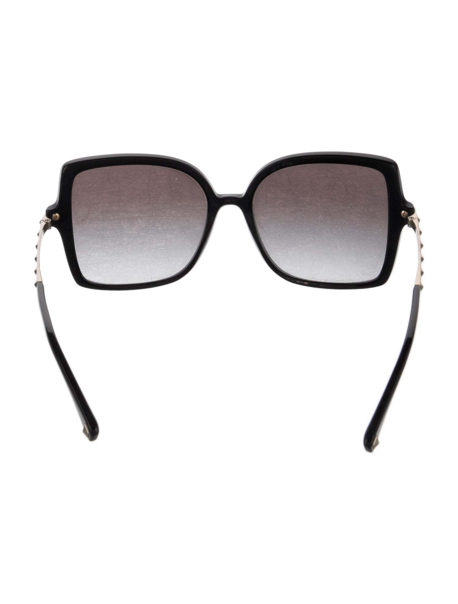 Valentino Rockstud Accents Square Sunglasses