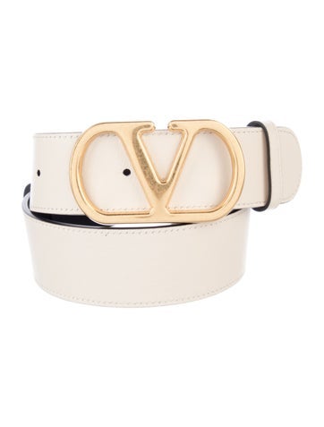 Pre-owned Valentino Garavani Leather Belt Kit In Multi