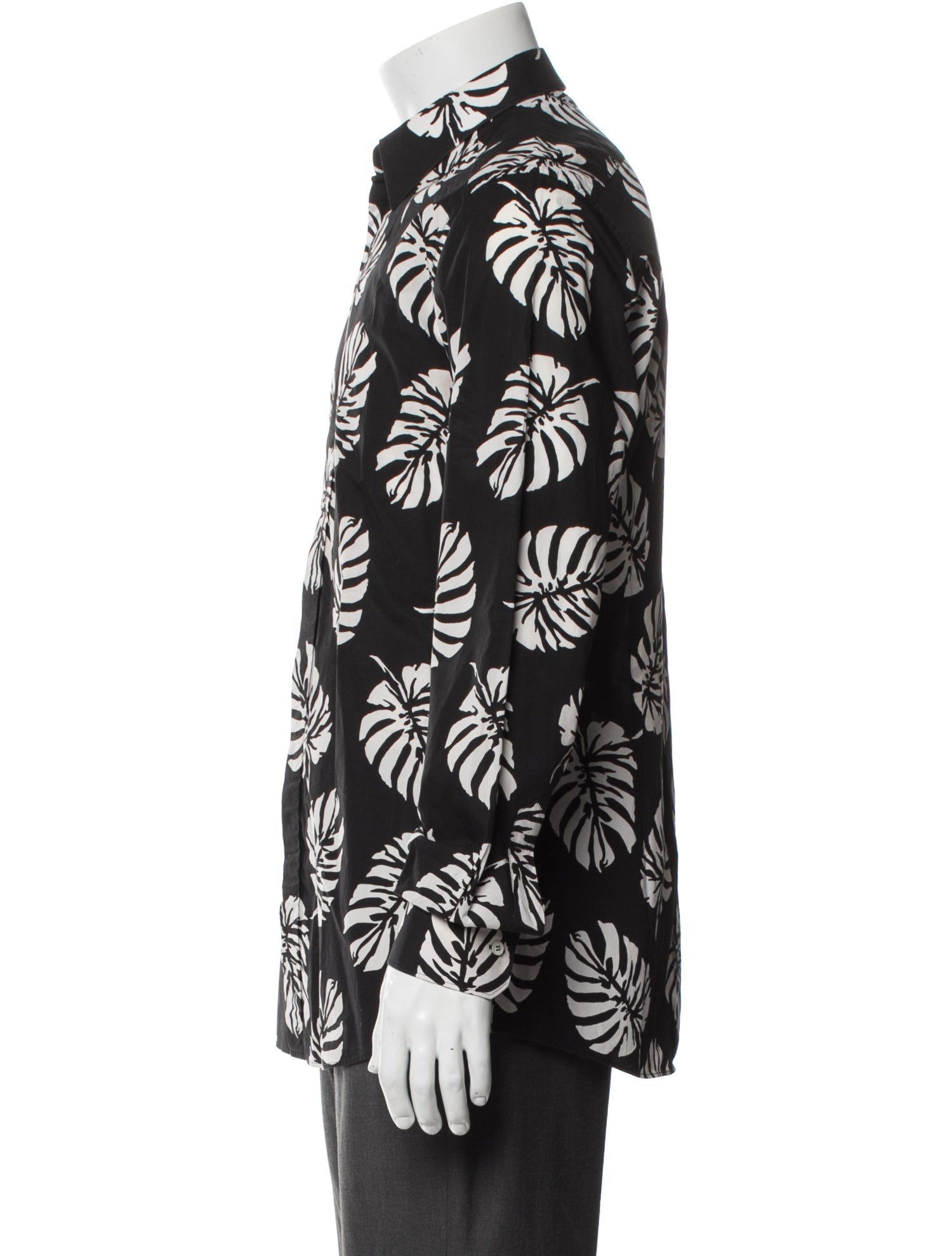 Dolce & Gabbana Floral Print Long Sleeve Dress Shirt