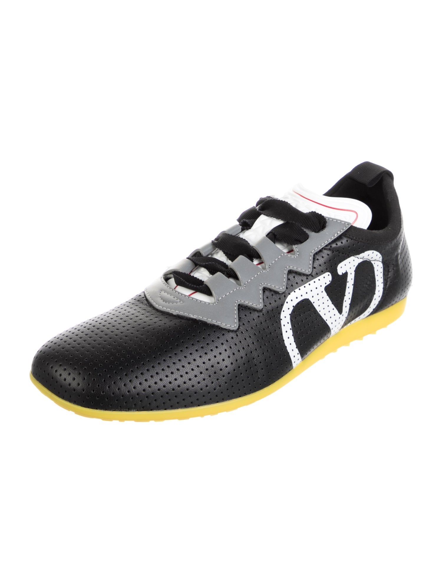 Valentino Vlogo Leather Athletic Sneakers w/ Tags