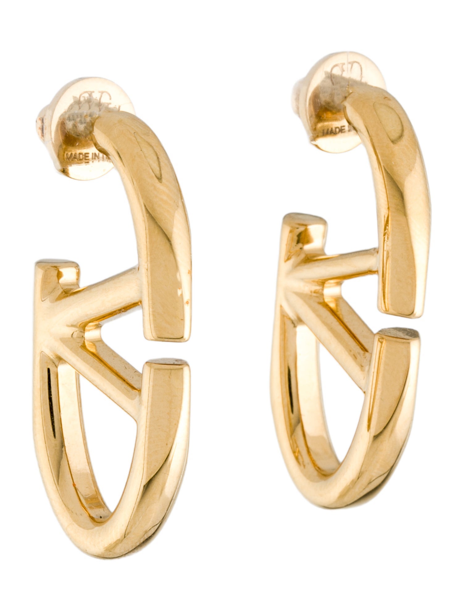 Valentino Bold Edition VLogo Drop Earrings