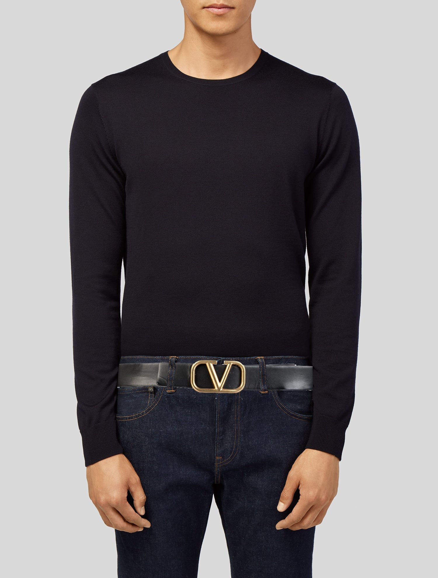 Valentino Leather Waist Belt