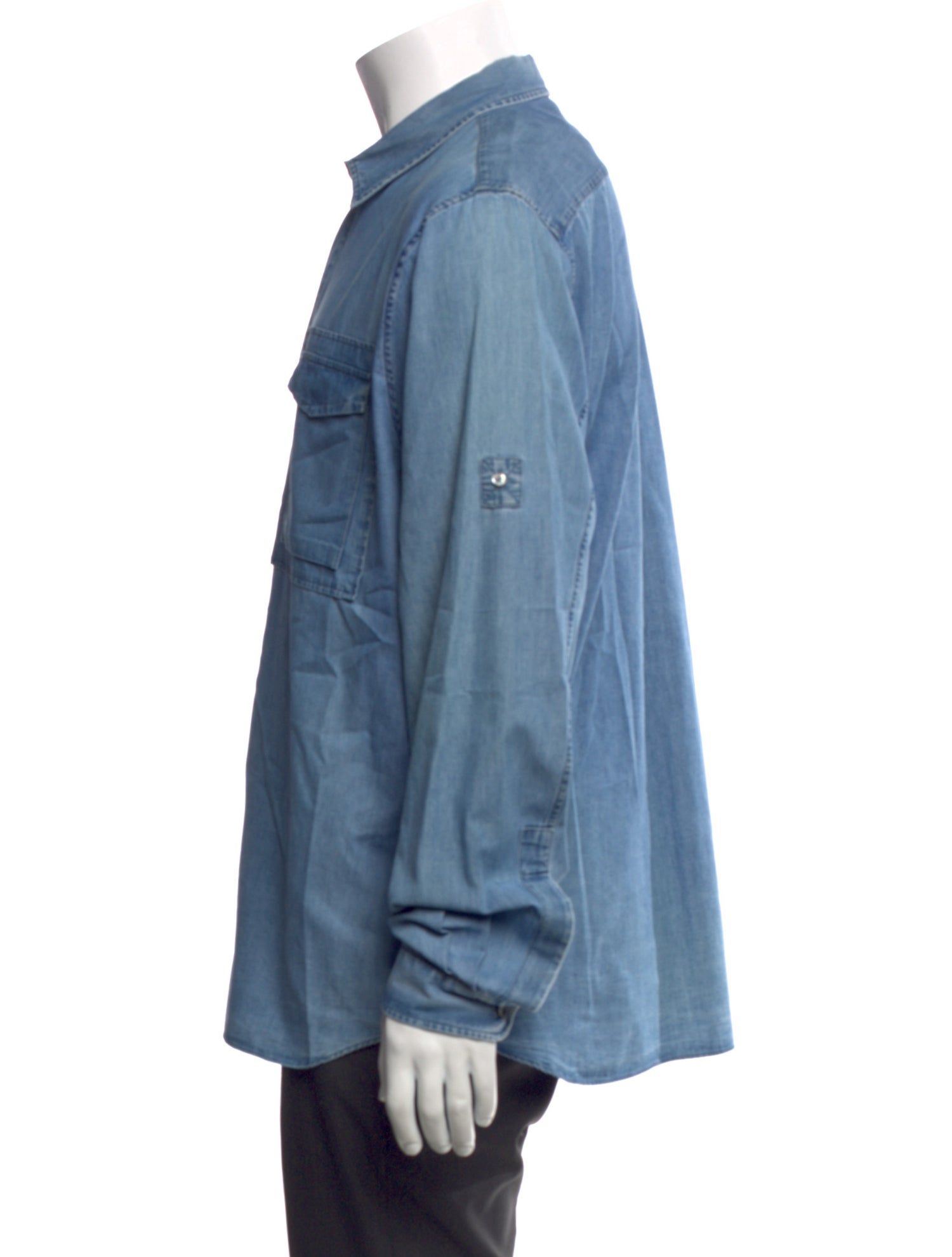 Valentino Long Sleeve Denim Shirt