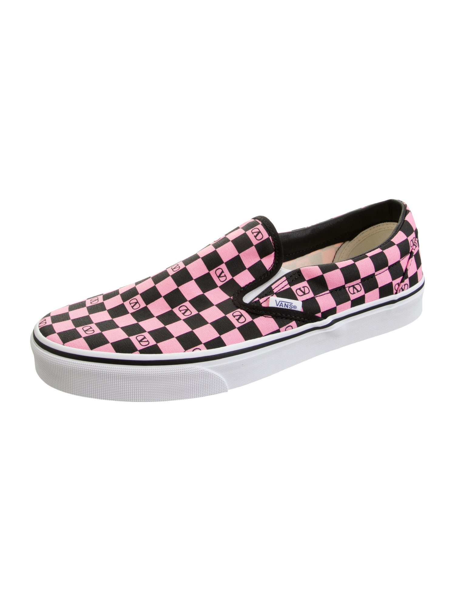 Vans x Valentino Canvas Plaid Print Espadrilles
