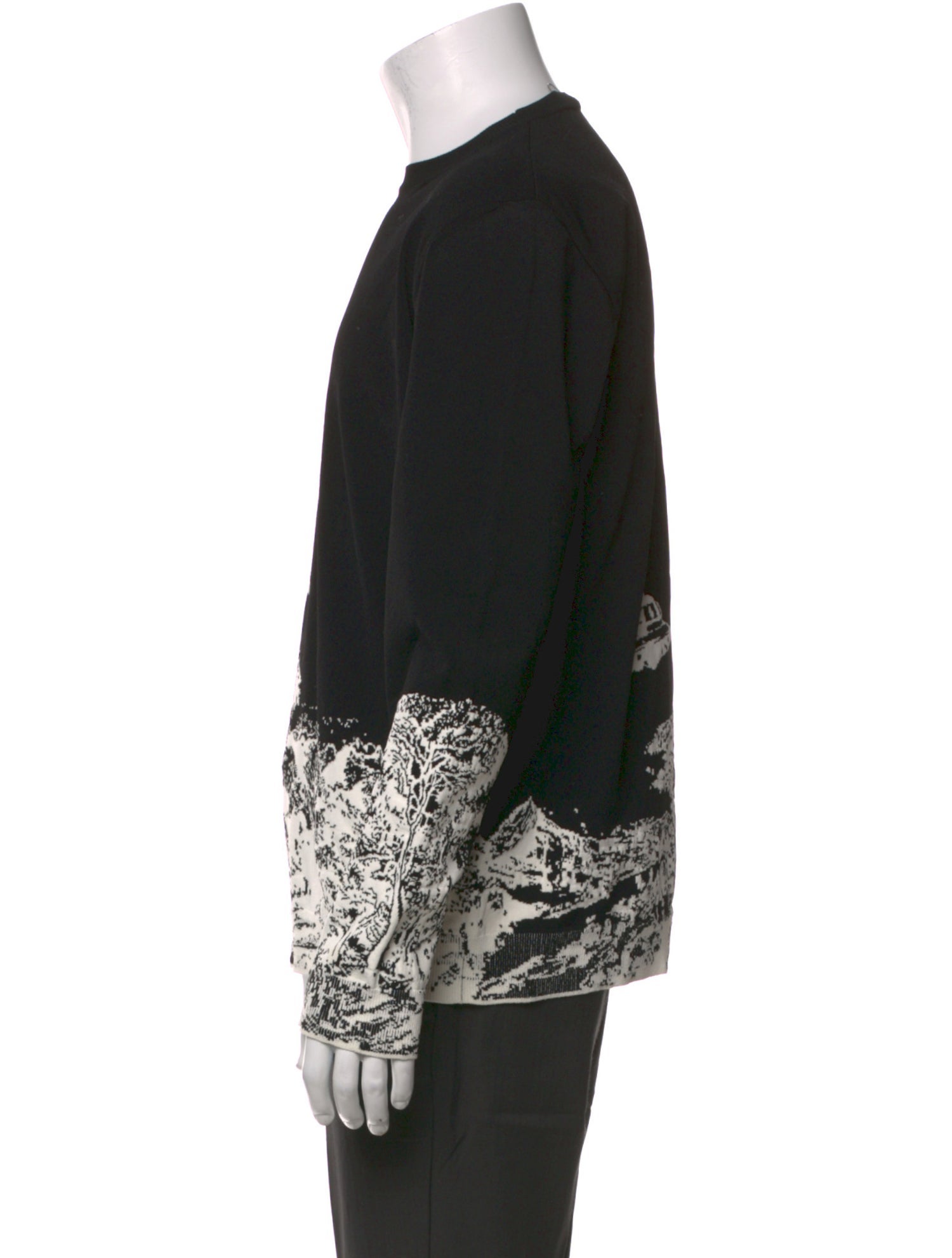 Valentino Graphic Print Crew Neck Pullover