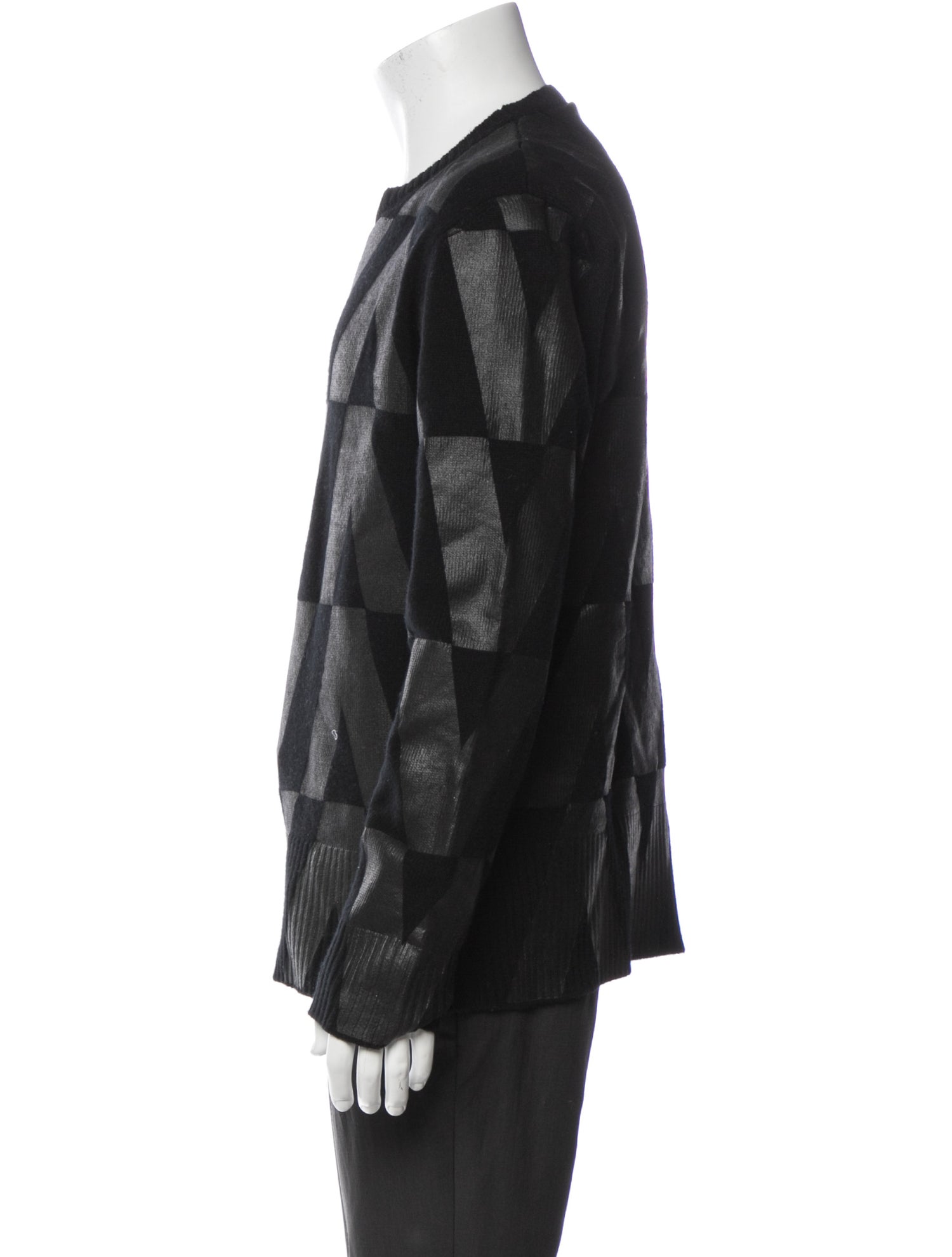 Valentino Virgin Wool Graphic Print Pullover