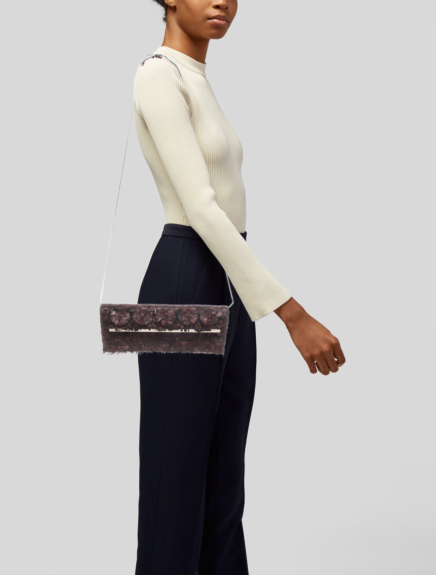 Bottega Veneta Leather Crossbody Bag - Orange Clutches, Handbags