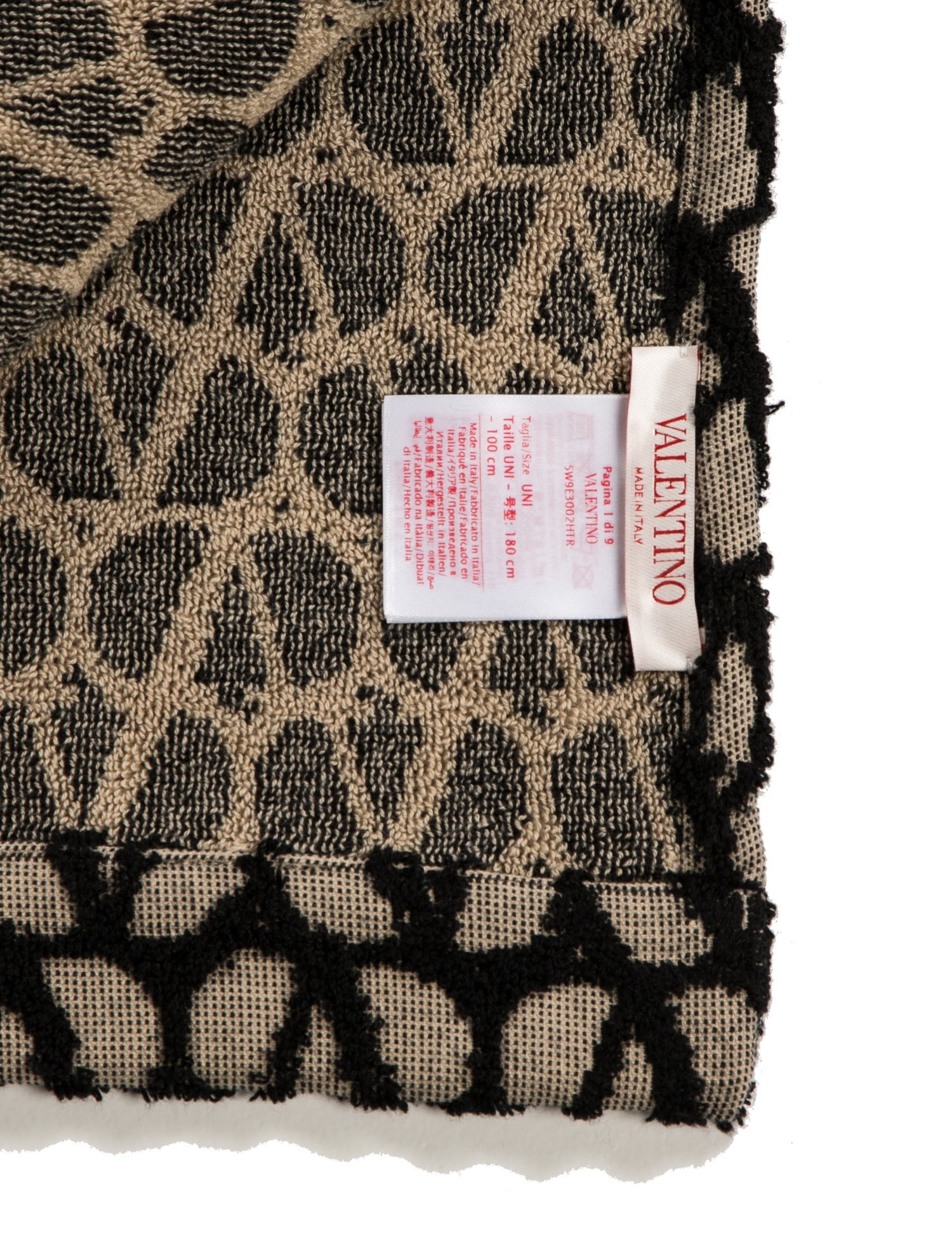 Valentino Monogram Throw Blanket