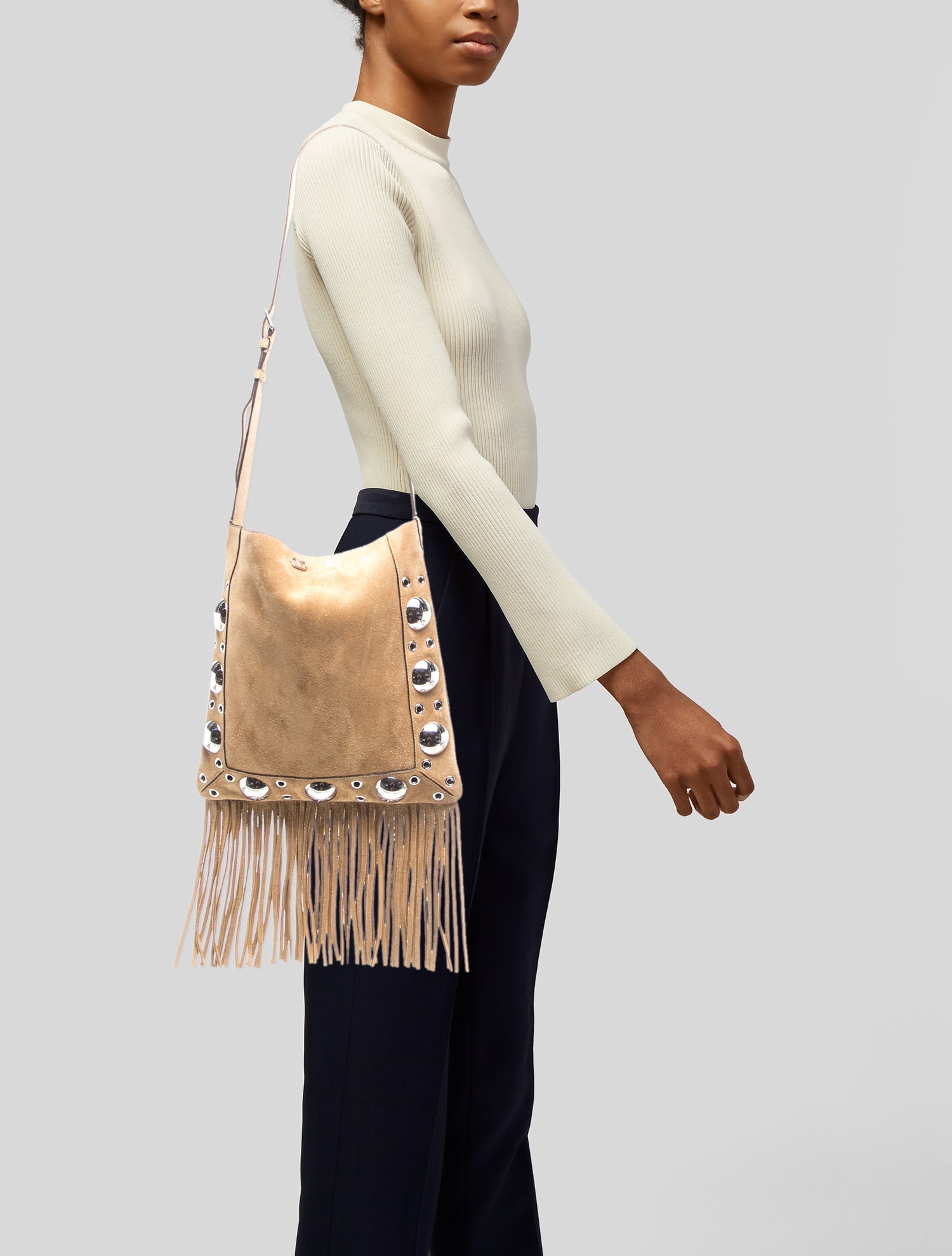 Michael Michael Kors Medium Selma Rocket Bag - Black Crossbody