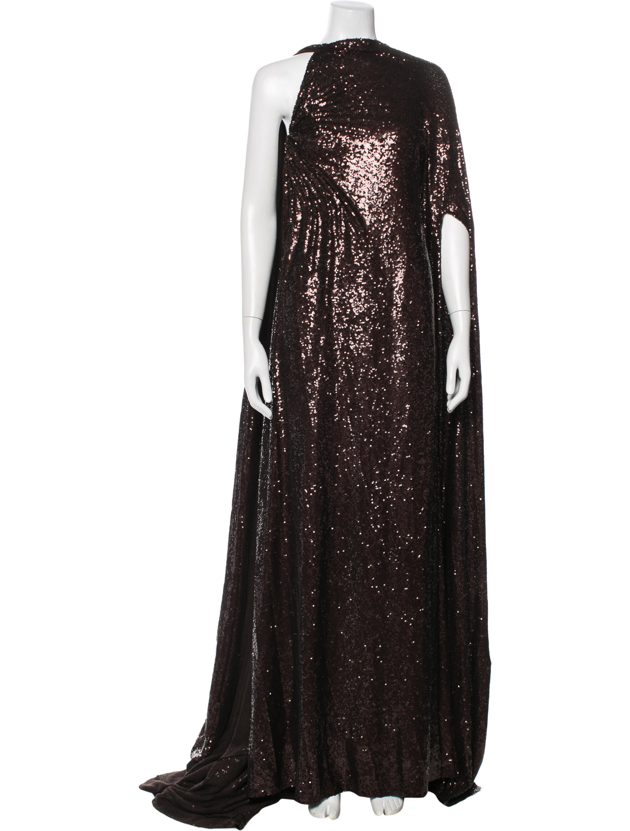 Valentino Sequin Long Dress