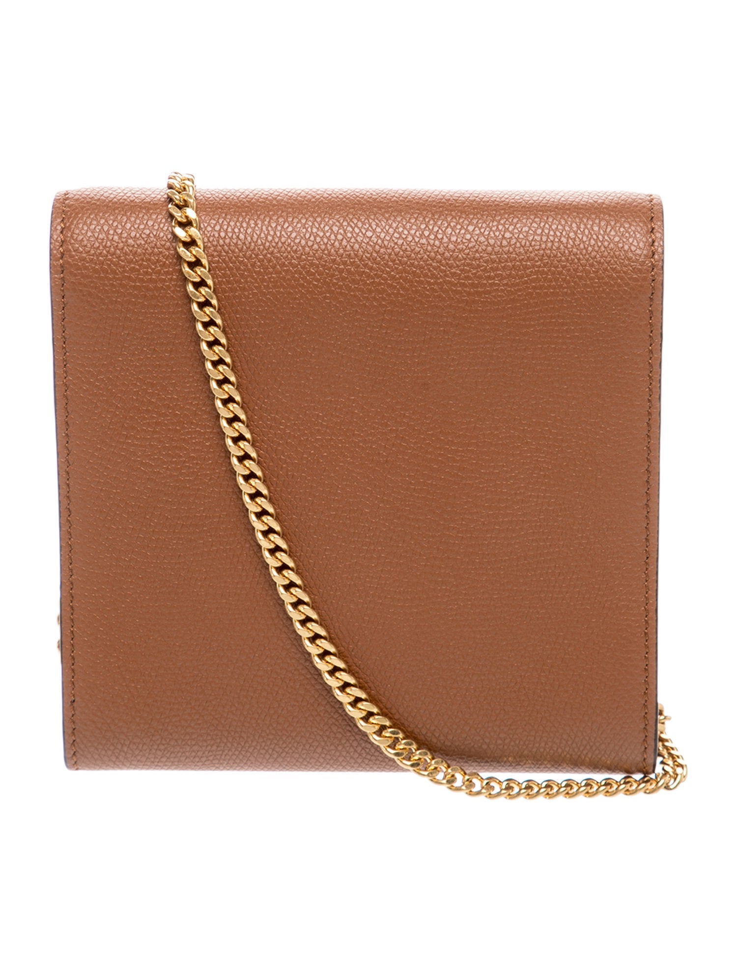 Valentino Leather Crossbody Bag w/ Tags - Brown Crossbody Bags