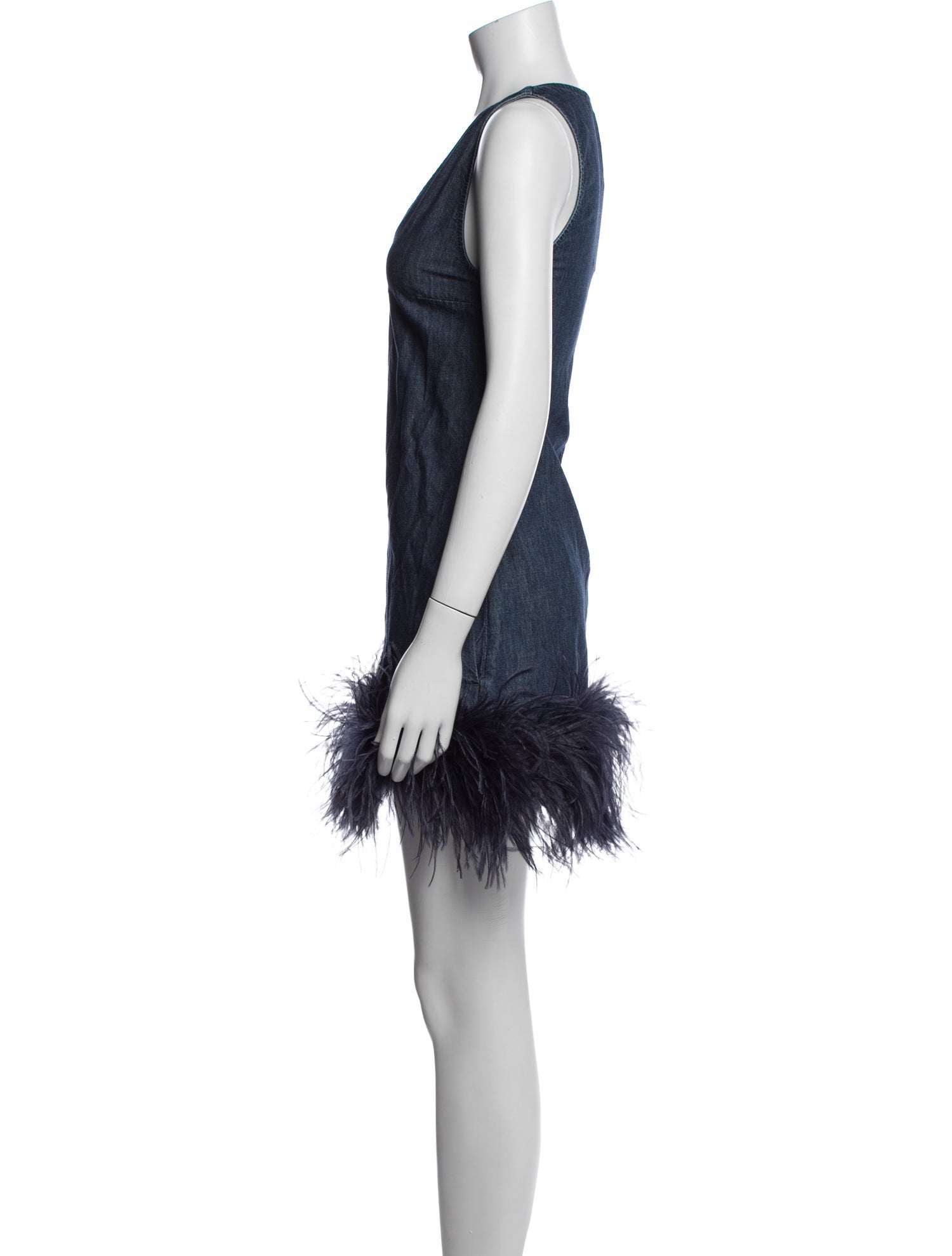 Valentino V-Neck Mini Dress