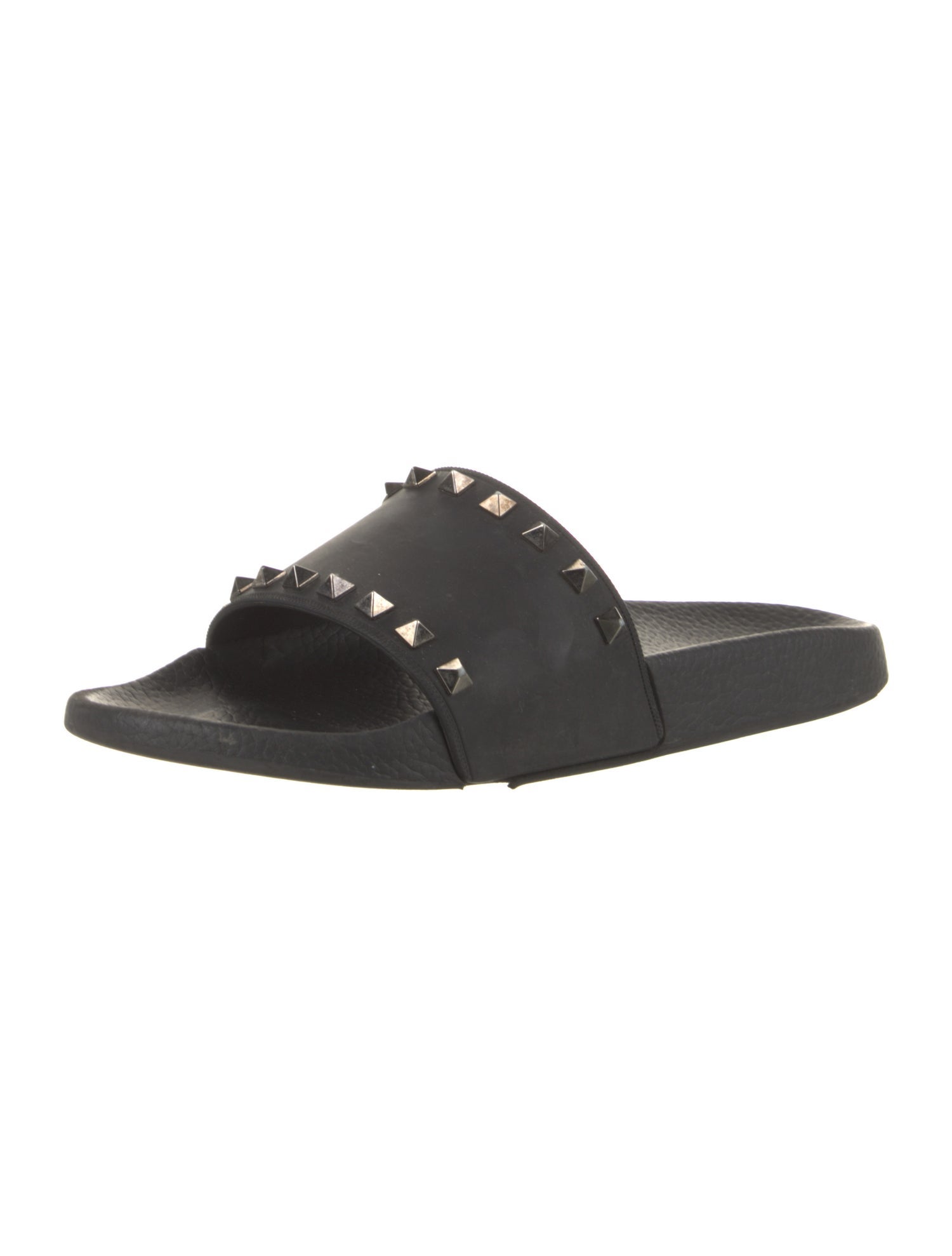 Valentino Rockstud Accents Rubber Mules