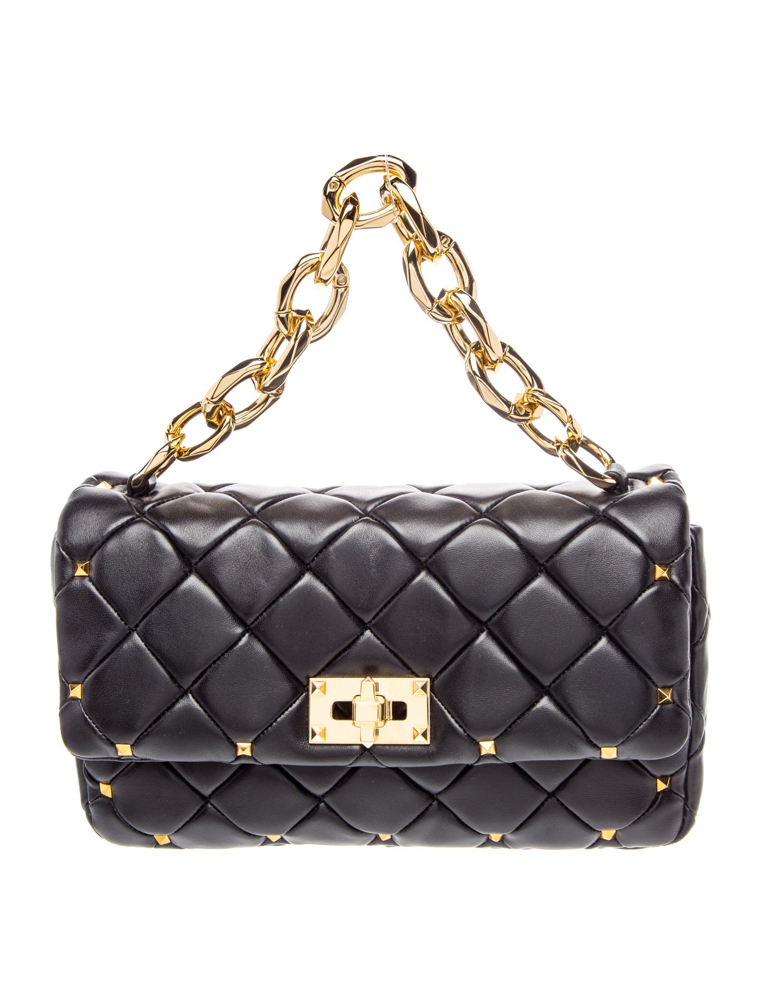 Leather Rockstud Spike Small