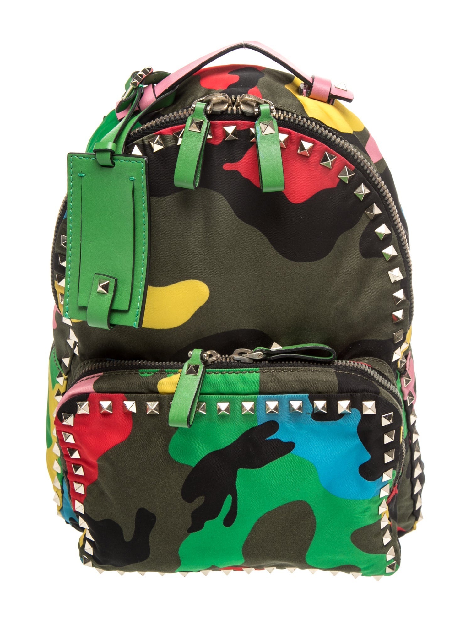 Bernhard Willhelm 2005S/Sアーカイブ　風景画柄バッグ Bernhard Willhelm Floral Printed Canvas Backpack - Brown Backpacks