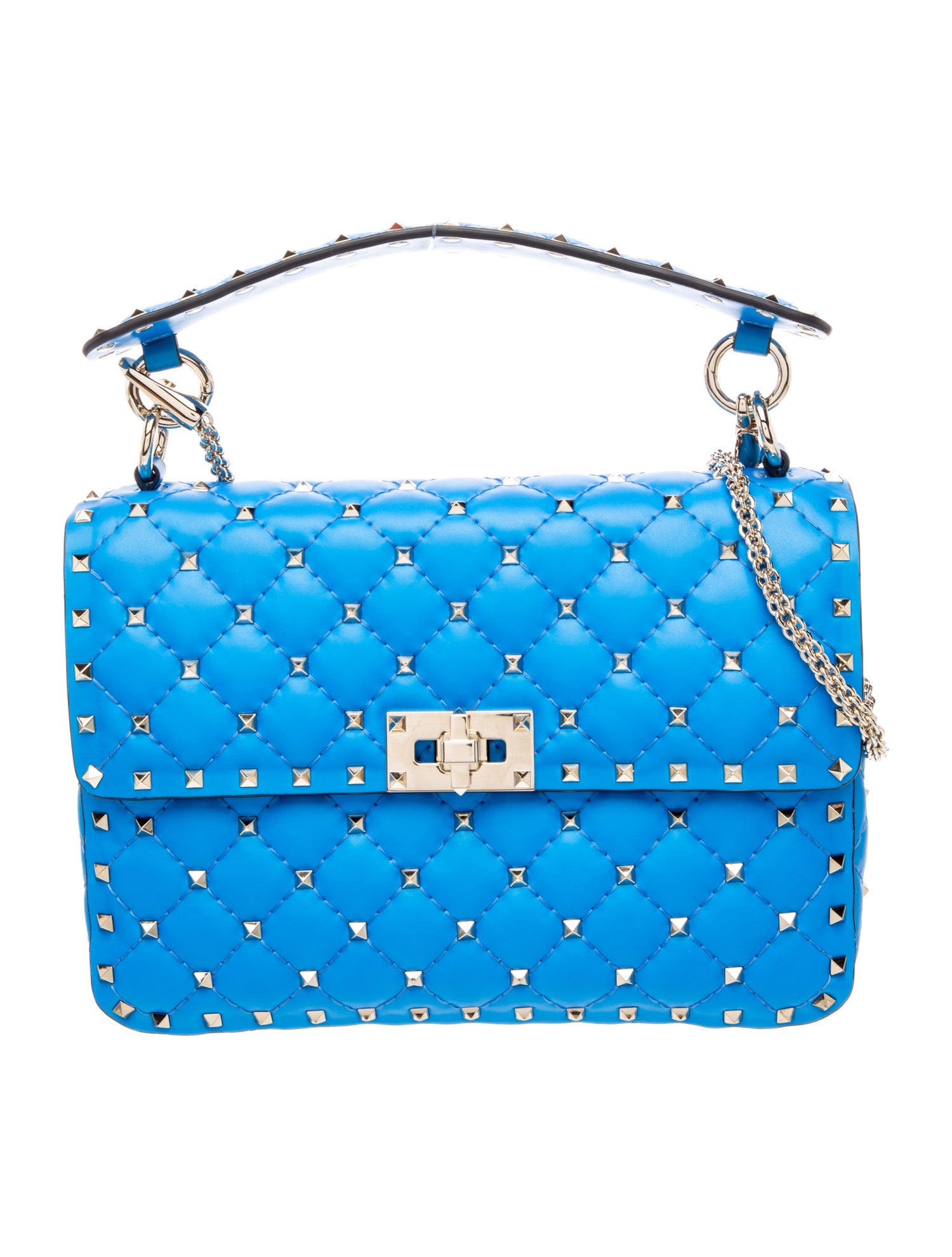 Rockstud Spike Top Handle Bag