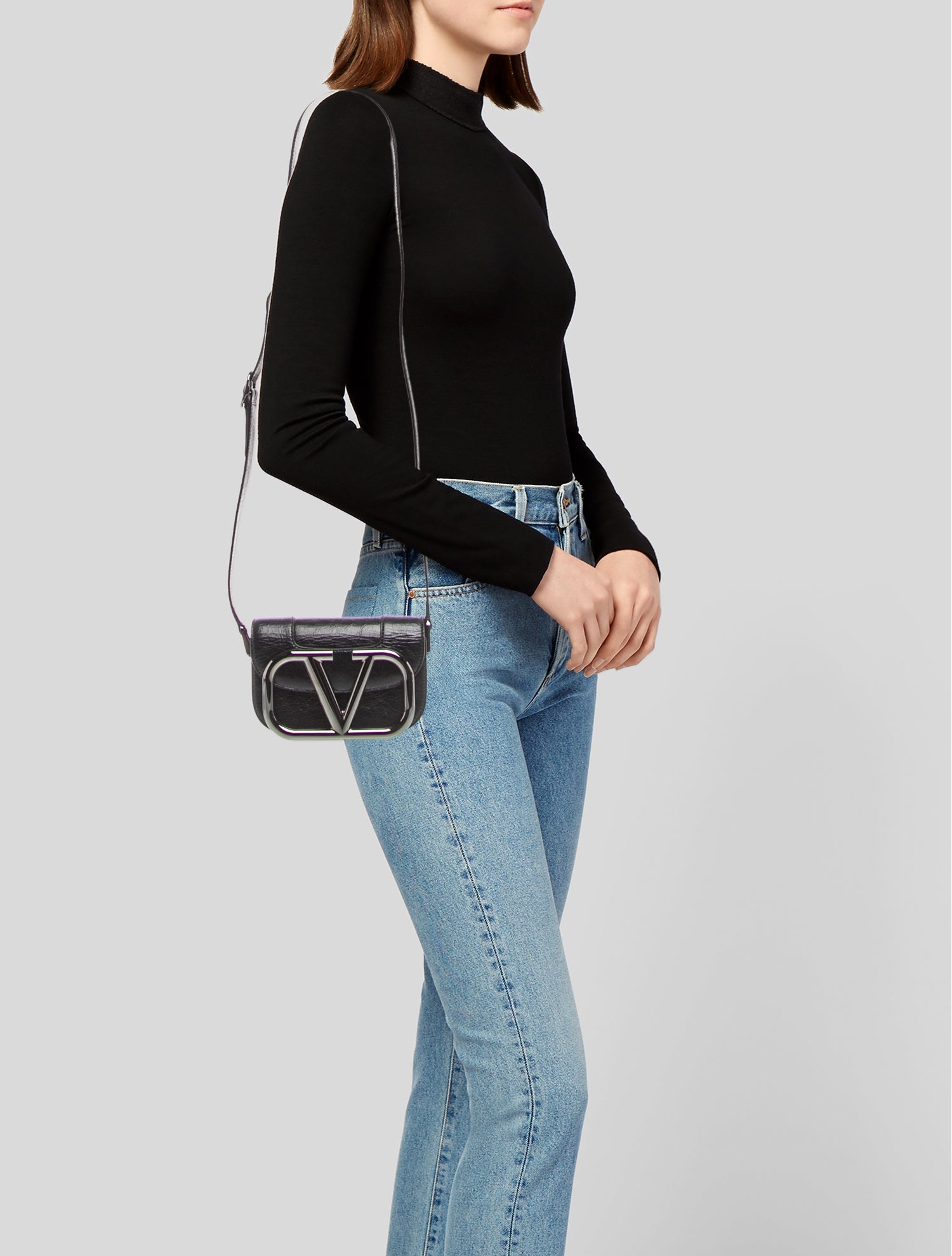 Jil Sander Leather Crossbody Bag - Black Crossbody Bags, Handbags