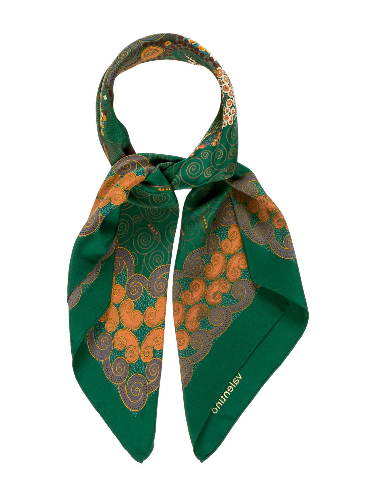 Valentino Abstract Print Scarf Accessories VAL60489 The RealReal