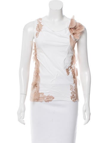 VALENTINO VLTN cashmere blend knit tops TB3KC10546T Ivory XS