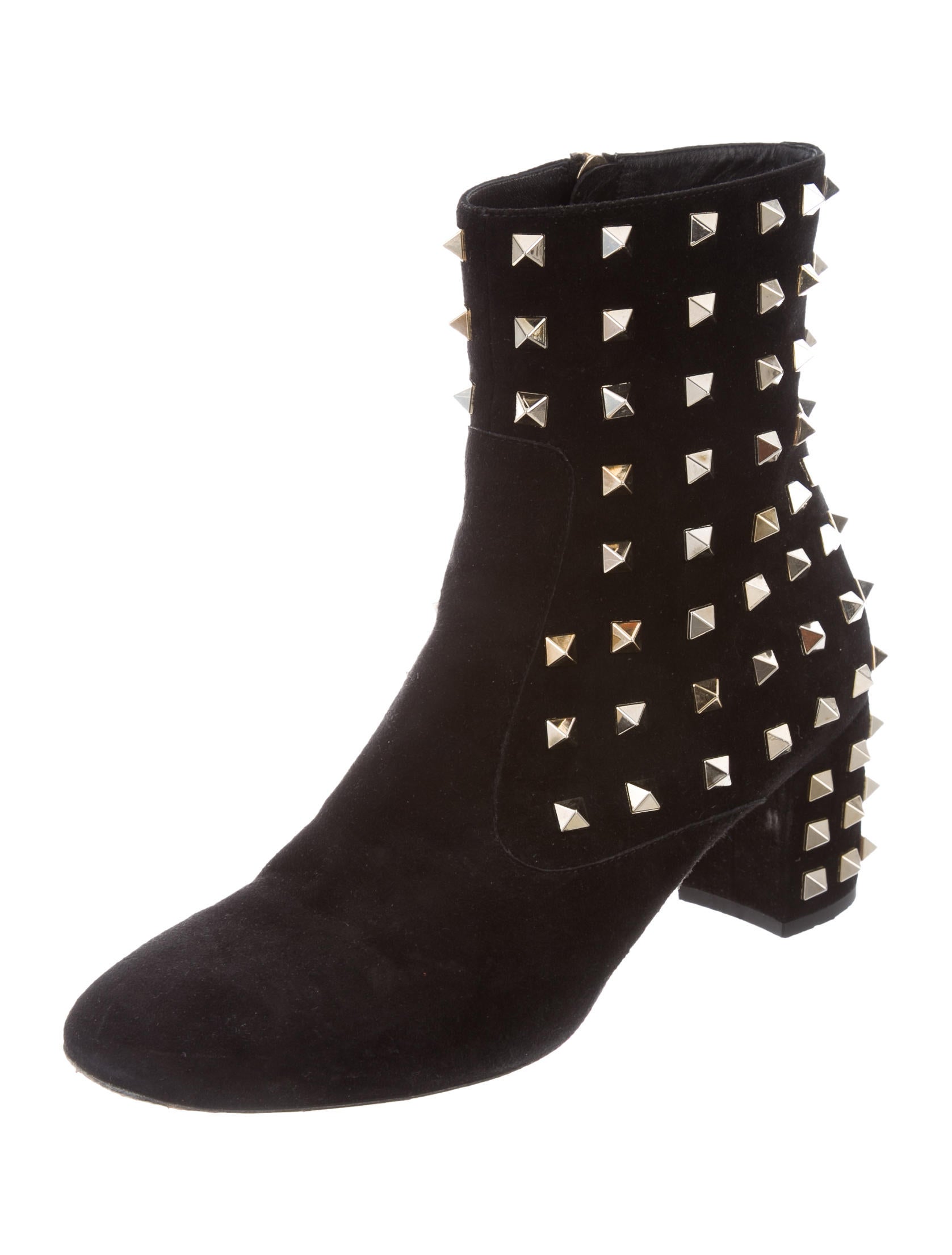 rockstud ankle boots
