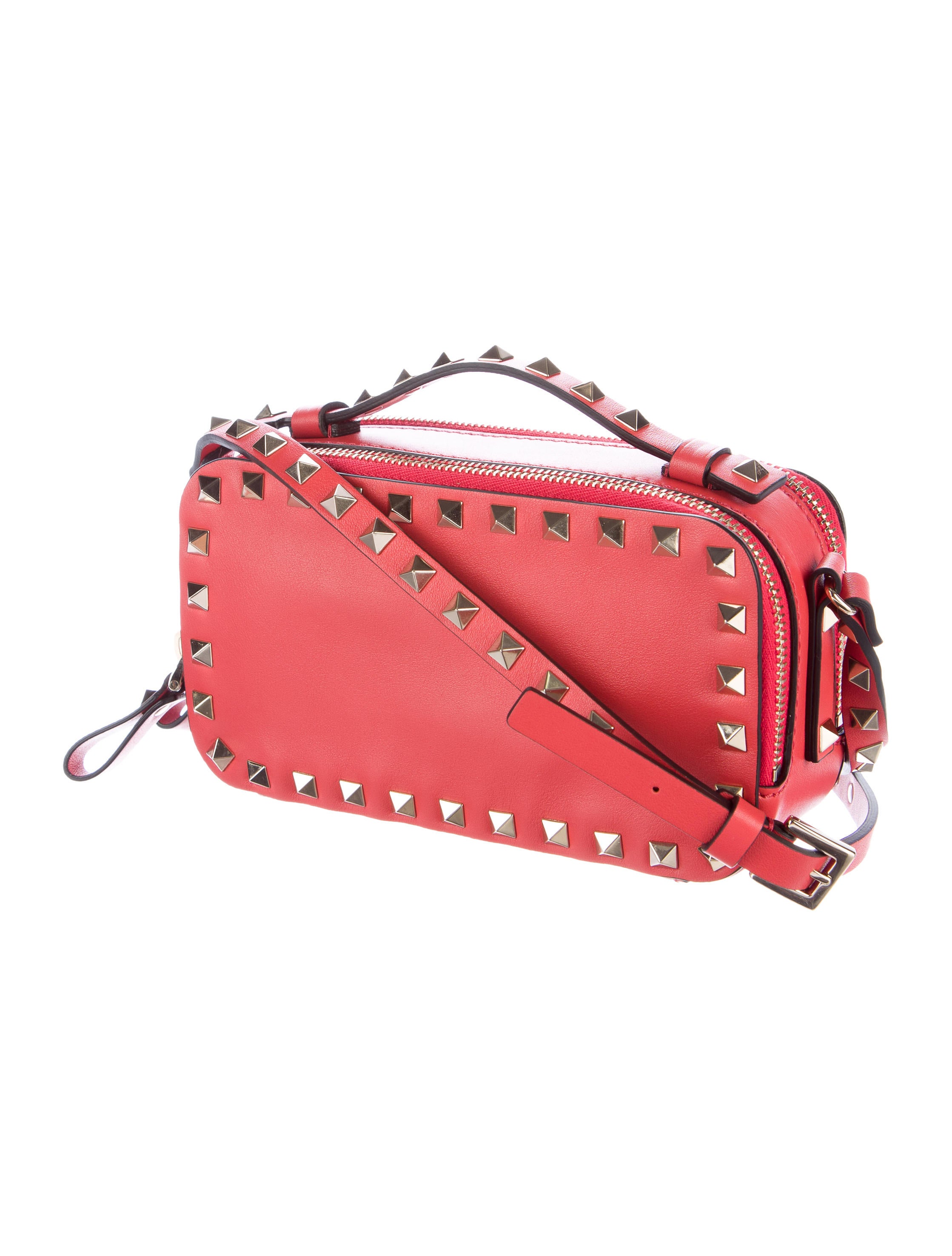 Valentino Rockstud Camera Bag w/ Tags Handbags VAL66212 The RealReal