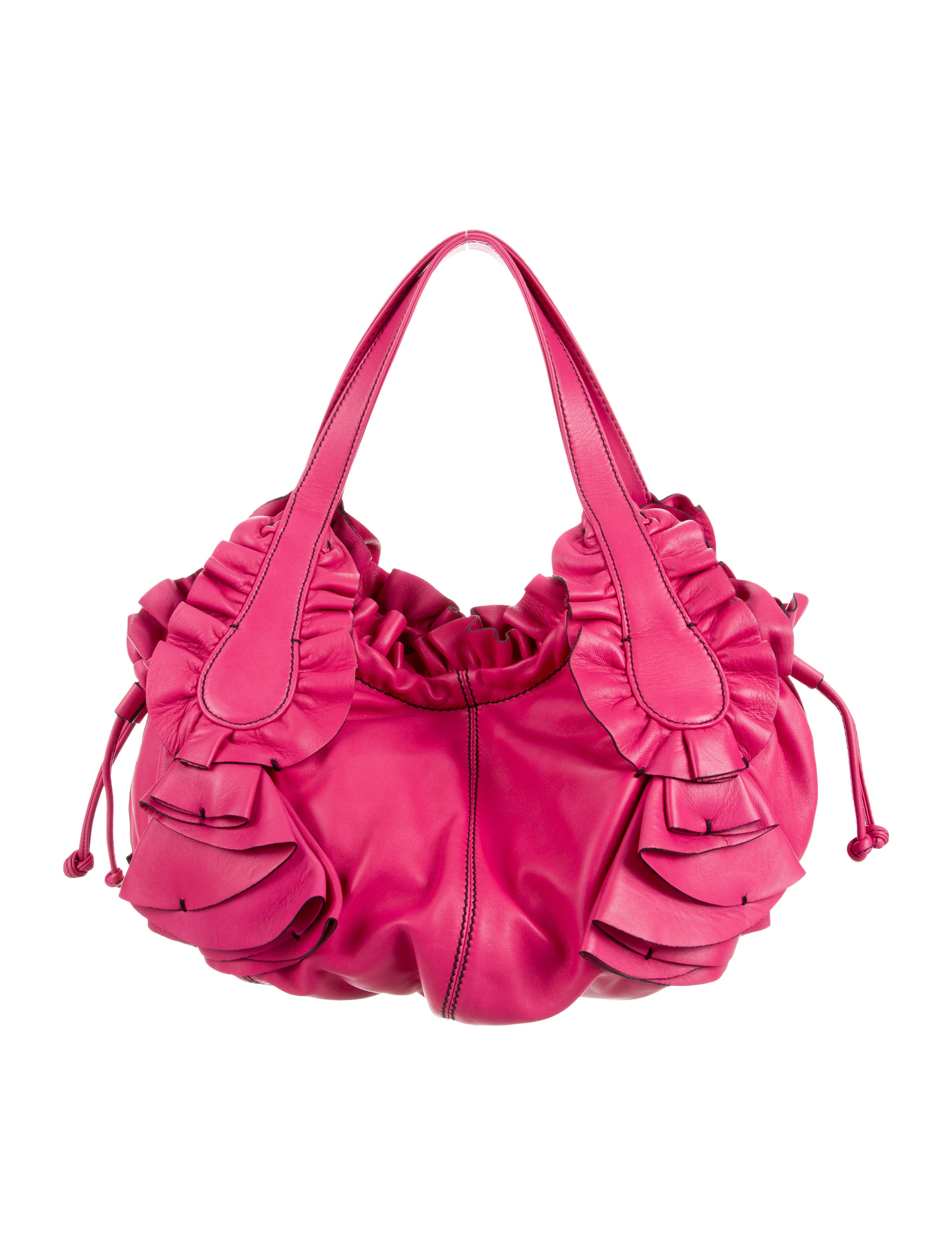 Valentino Ruffled Tote Bag