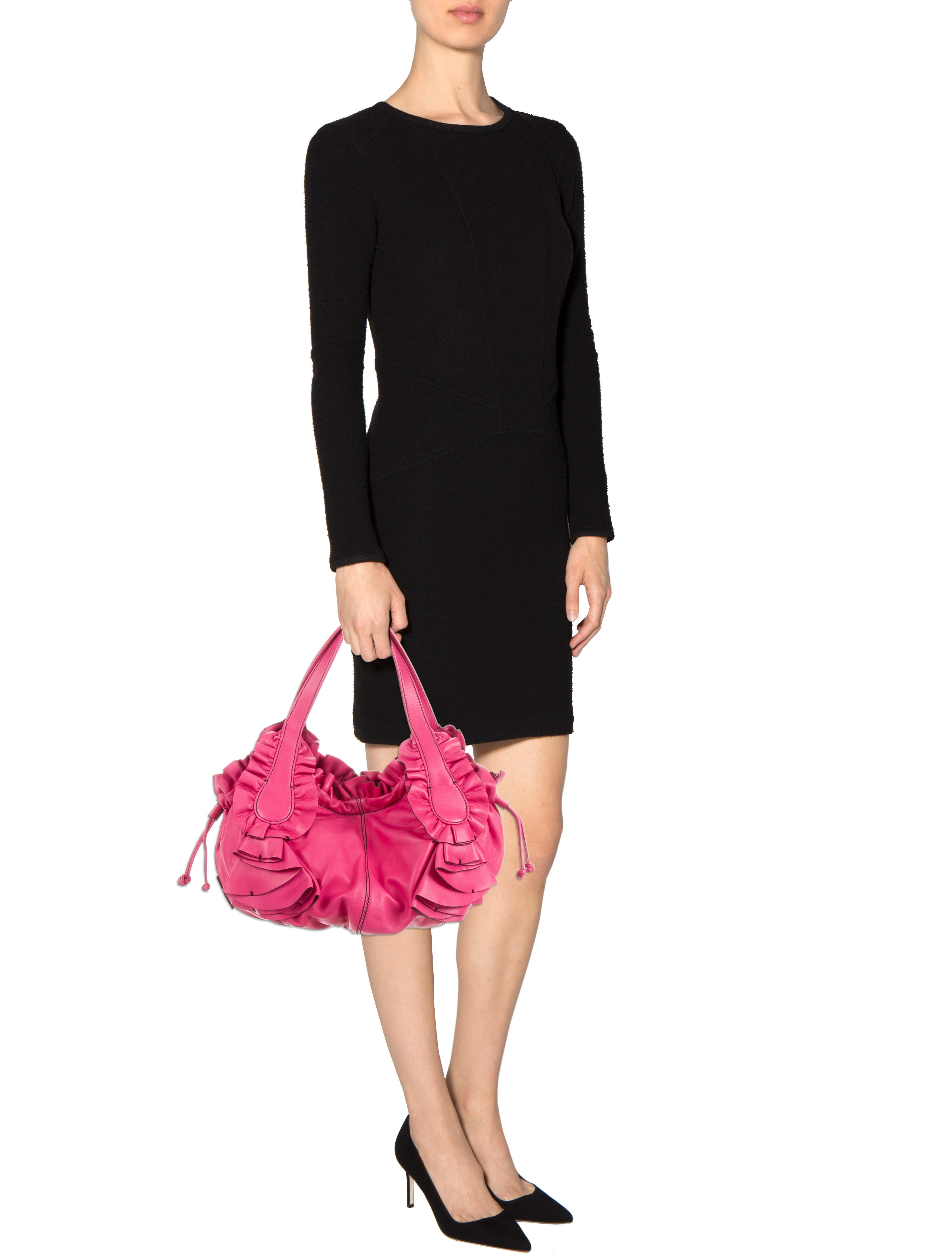 Valentino Ruffled Tote Bag