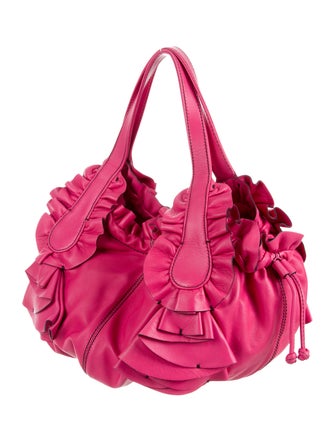Valentino Ruffled Tote Bag
