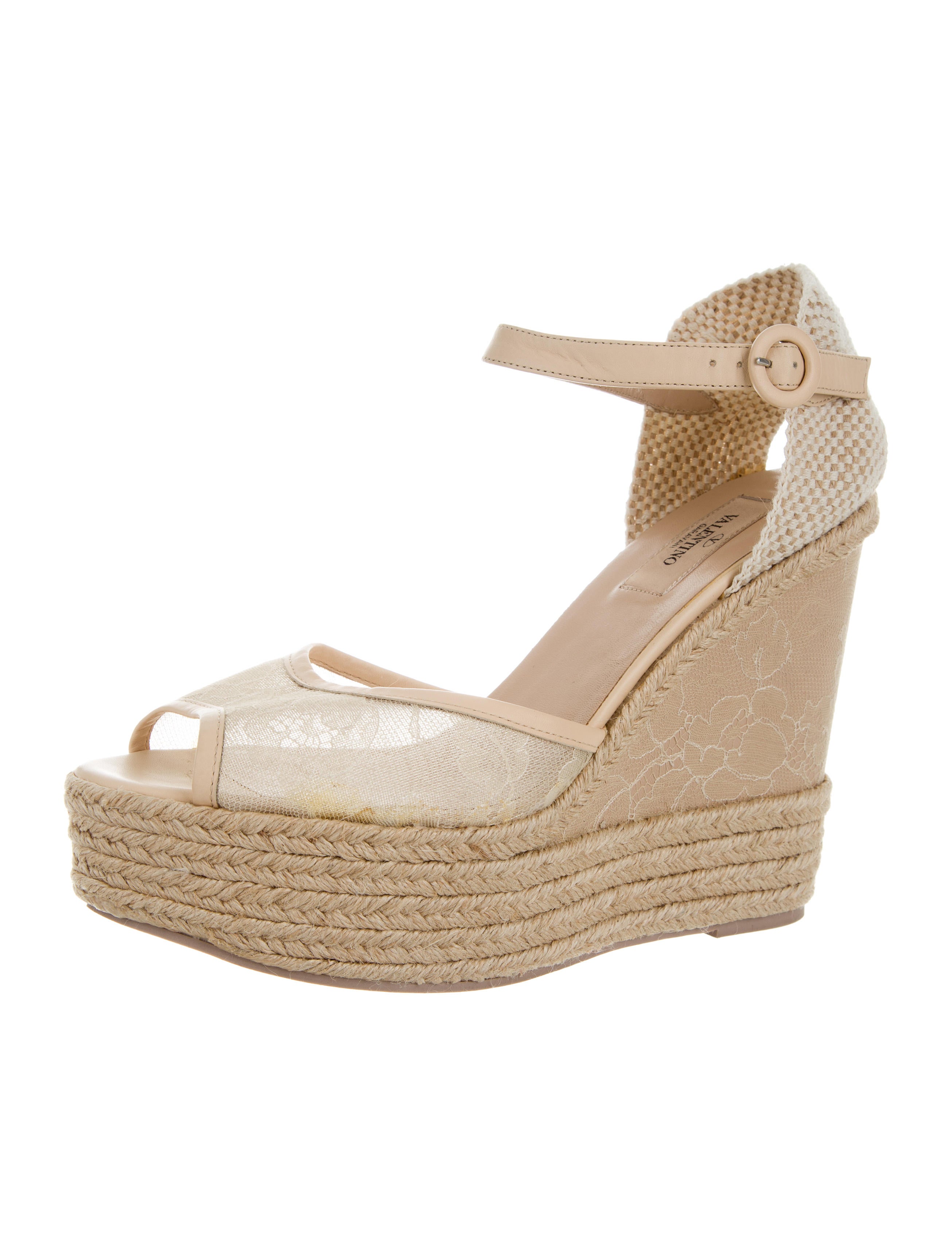 lace wedge sandals valentino lace wedge sandals shoes val73757 the realreal lace wedge sandals valentino lace wedge sandals shoes val73757 the realreal