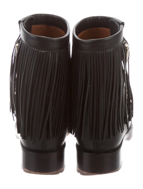 Valentino Fringe Moto Boots