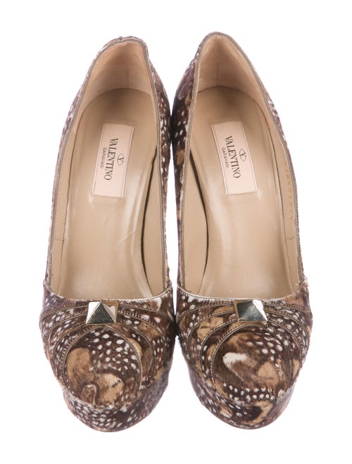 valentino rockstud platform pump