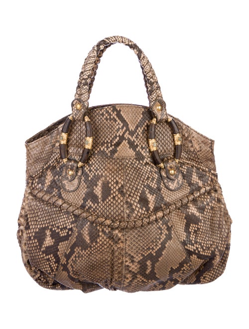 Valentino Python Handle Bag