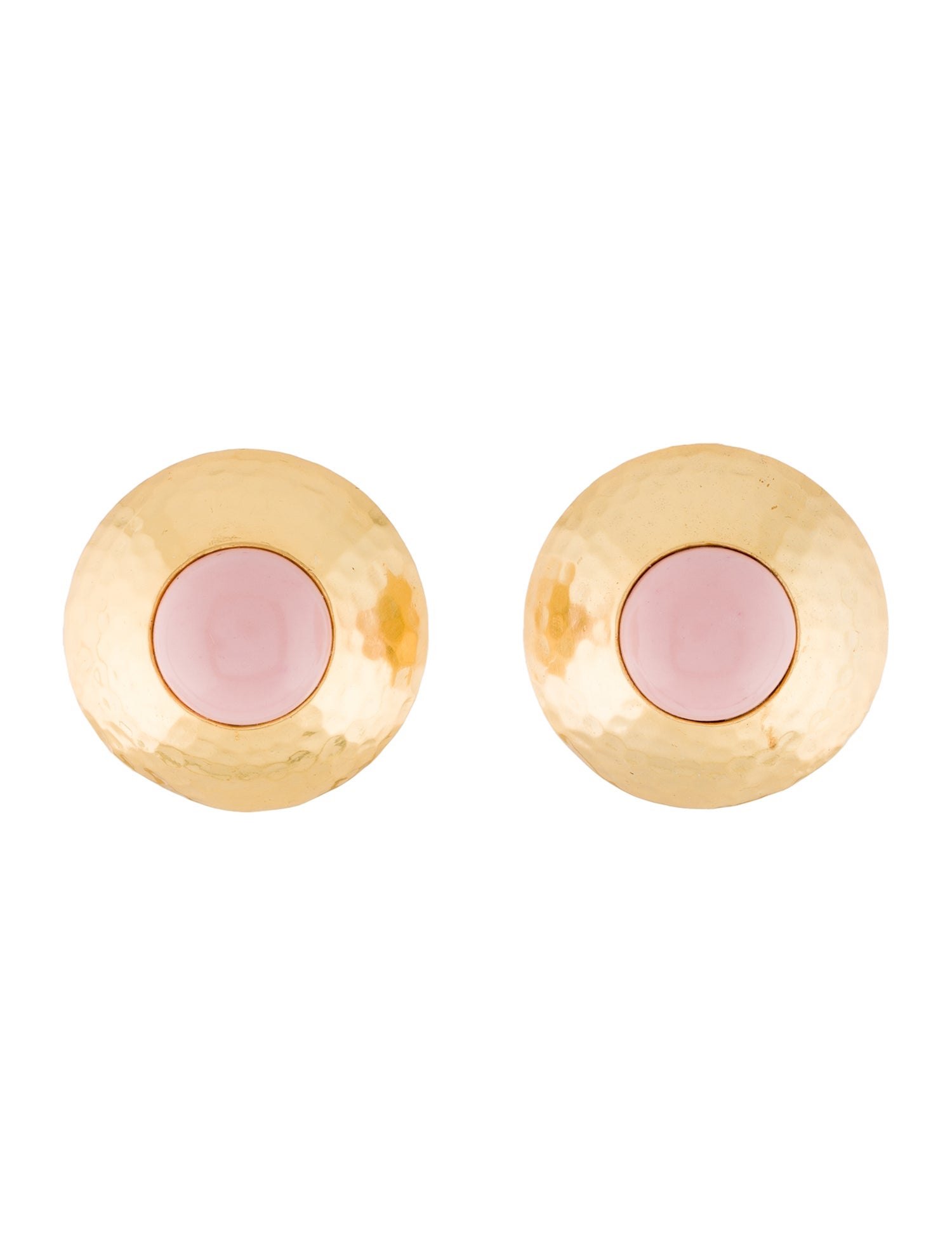 Valére Resin Hammered Clip-On Earrings