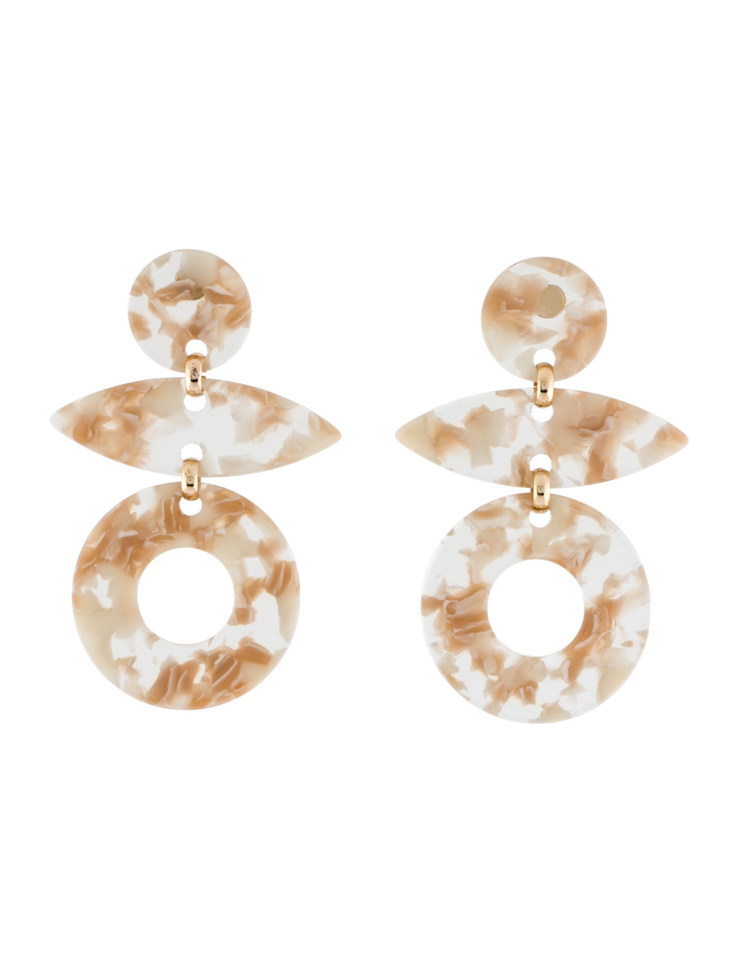 Valet Studio Resin & Acrylic Evie Drop Earrings