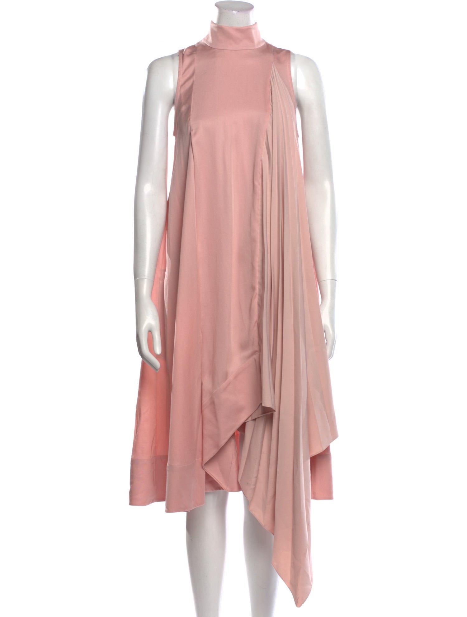 Valery Kovalska Mock Neck Midi Length Dress