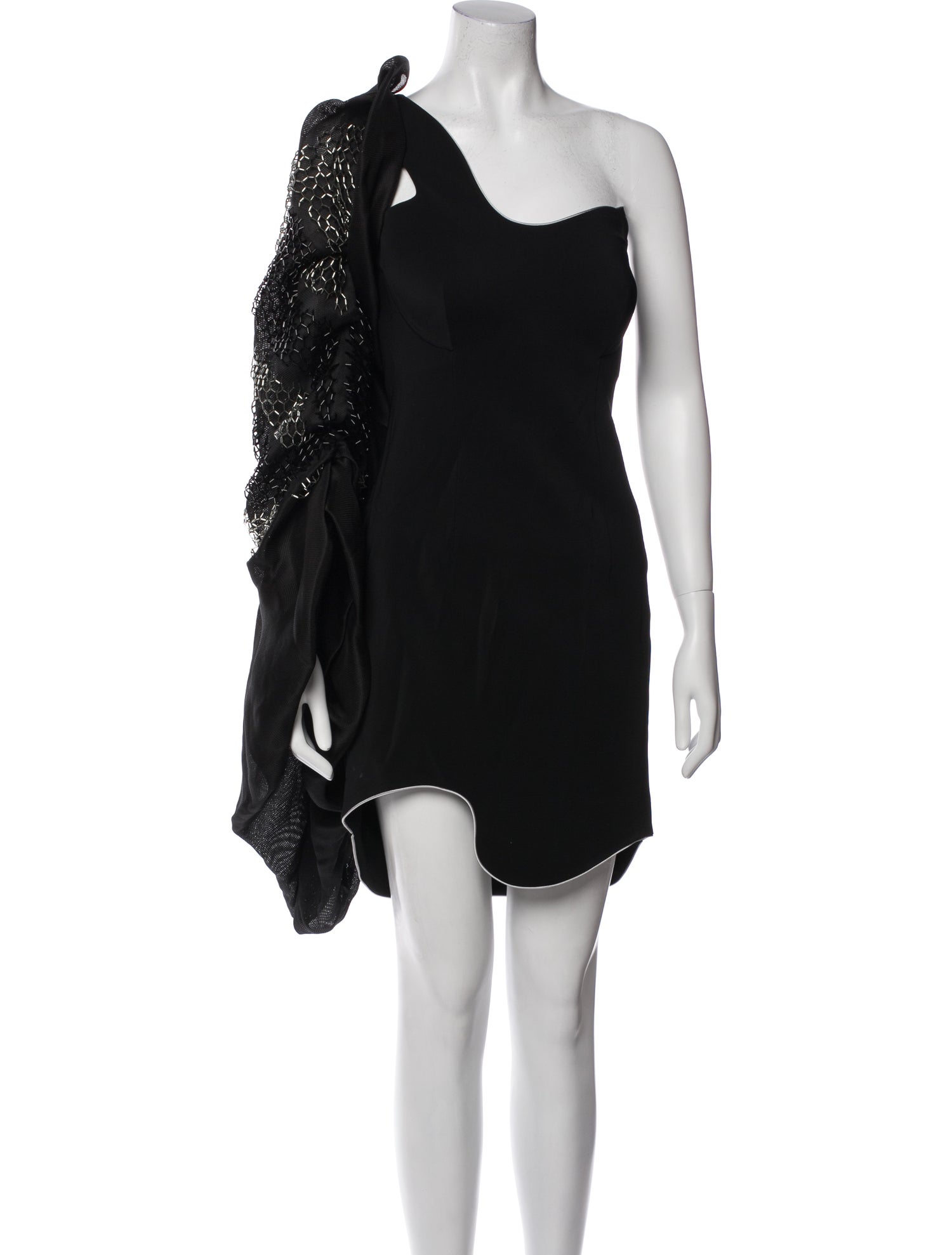 Valery Kovalska One-Shoulder Mini Dress