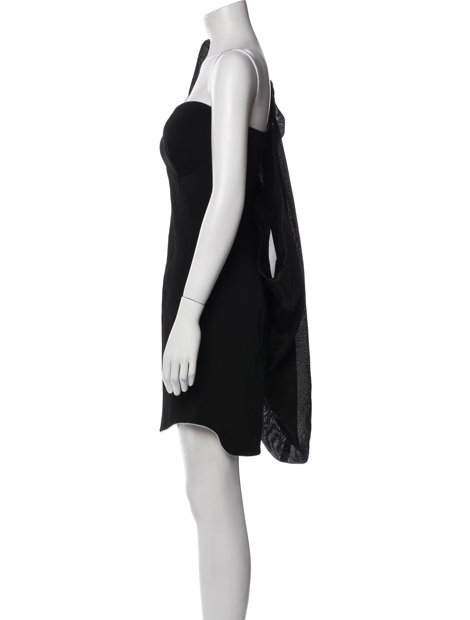 Valery Kovalska One-Shoulder Mini Dress