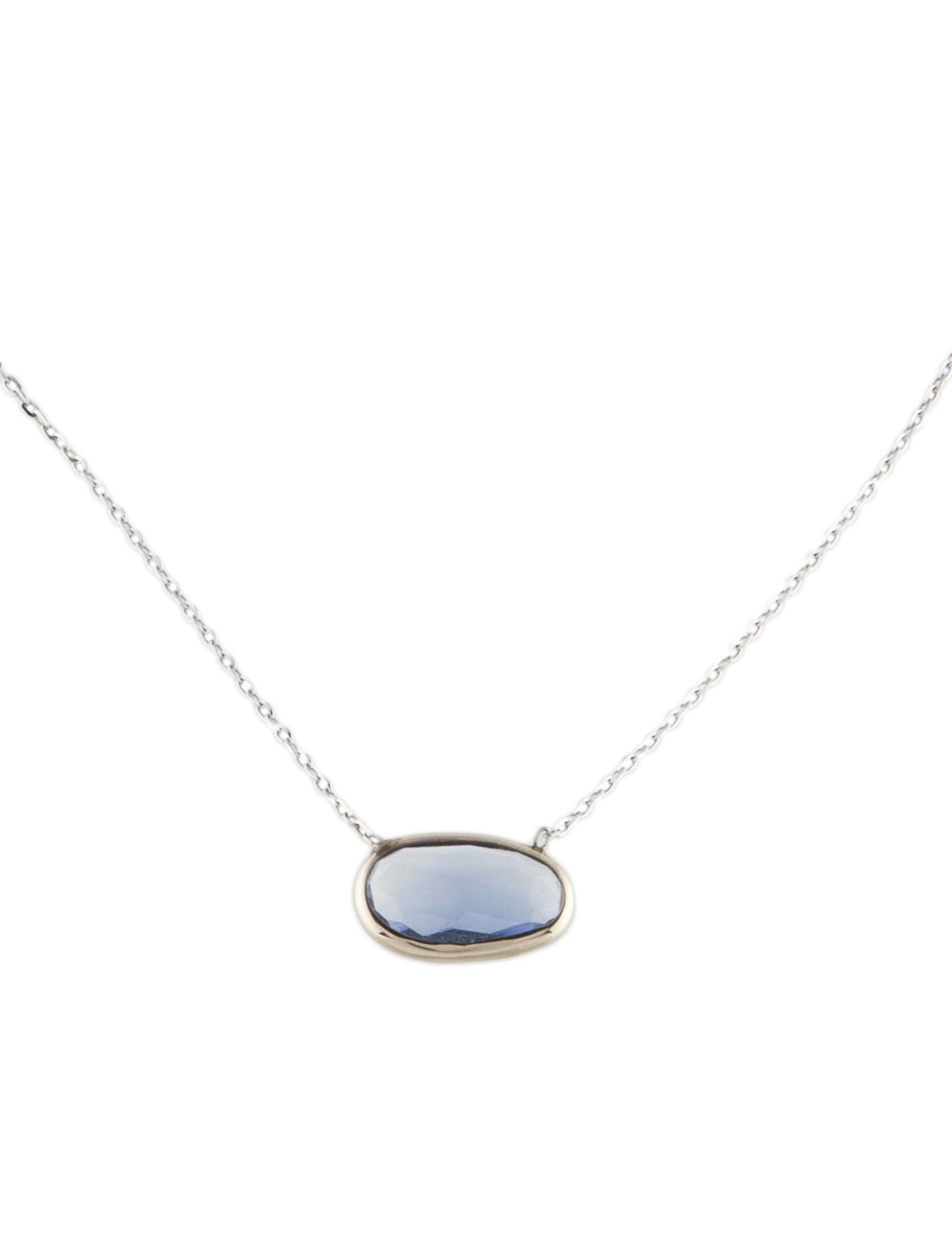 Vale 14K Sapphire Pendant Necklace