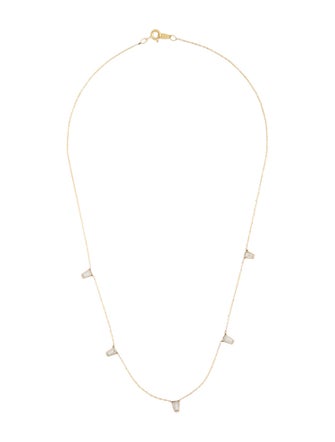 Vale 14K 1.17 Lab-Grown Sapphire Station Chain Necklace