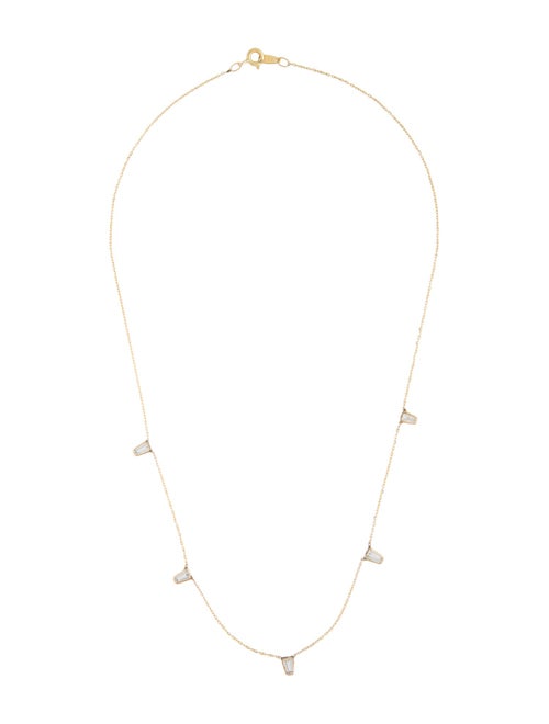 Vale 14K 1.17 Lab-Grown Sapphire Station Chain Necklace
