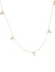 Vale 14K 1.17 Lab-Grown Sapphire Station Chain Necklace