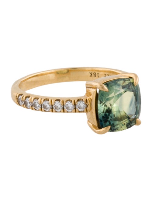 Vale 18K 2.26ct Sapphire & Diamond Cocktail Ring