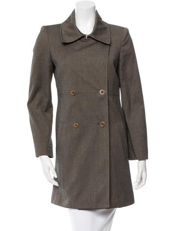 Vanessa Bruno Double-Breasted Knee-Length Coat